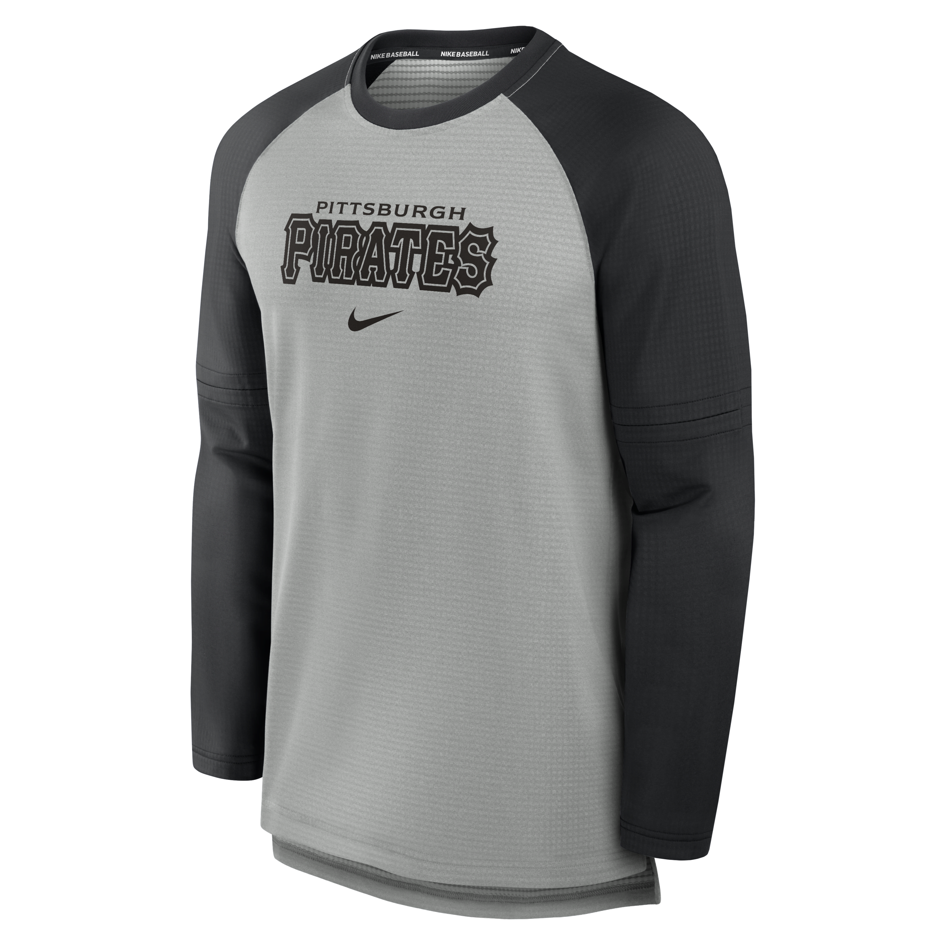 Pittsburgh Pirates Authentic Collection Game Time Men's Nike Breathe MLB Long-Sleeve T-Shirt