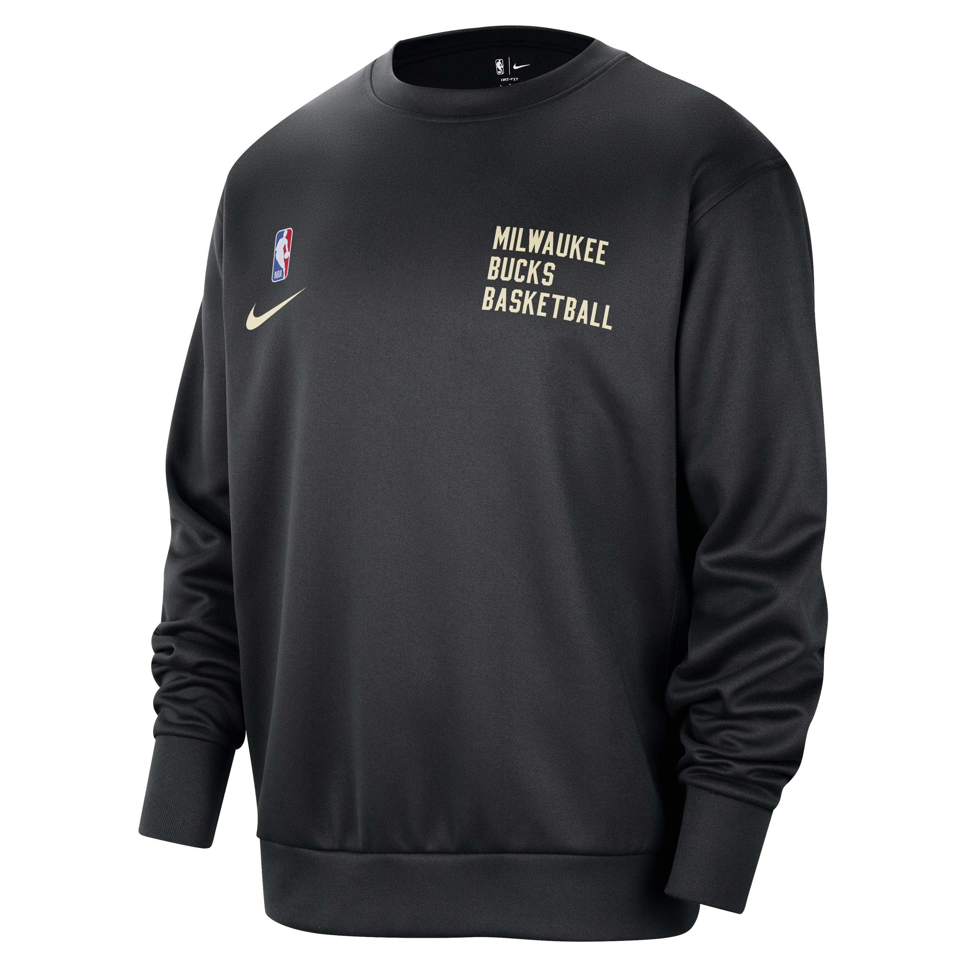 Milwaukee Bucks Spotlight Men's Nike Dri-FIT NBA Crew-Neck Sweatshirt