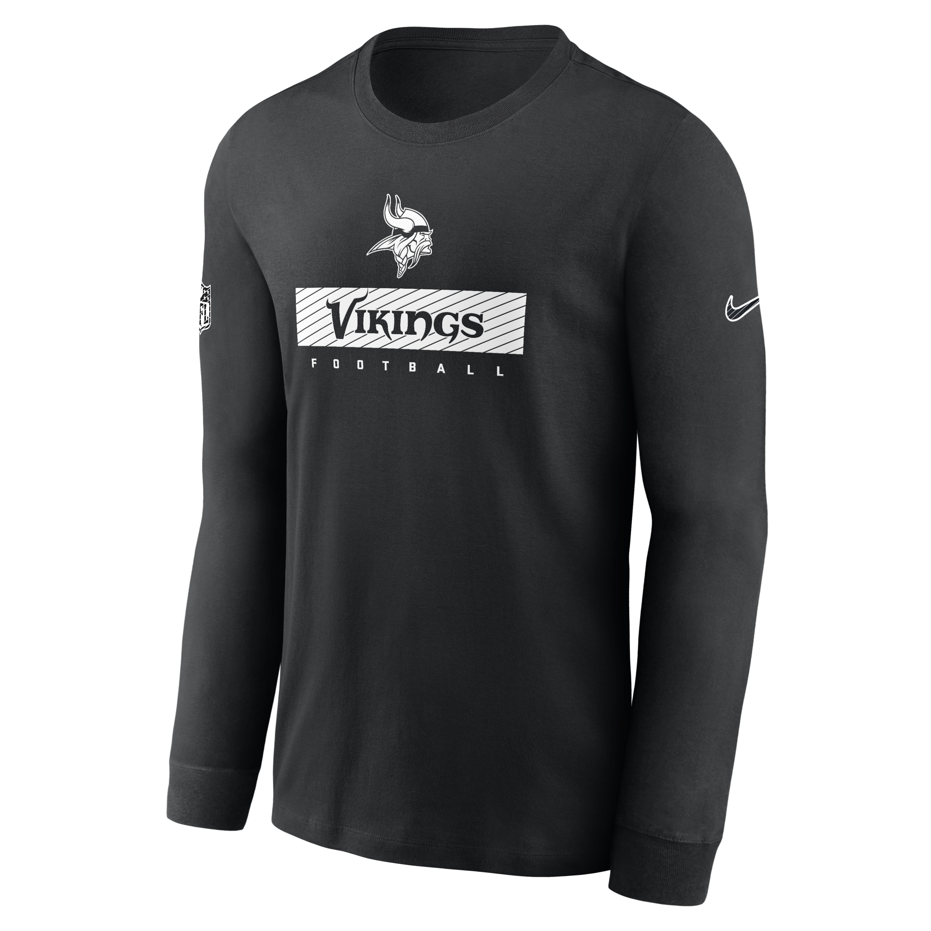 Minnesota Vikings Sideline Team Issue Men's Nike Dri-FIT NFL Long-Sleeve T-Shirt