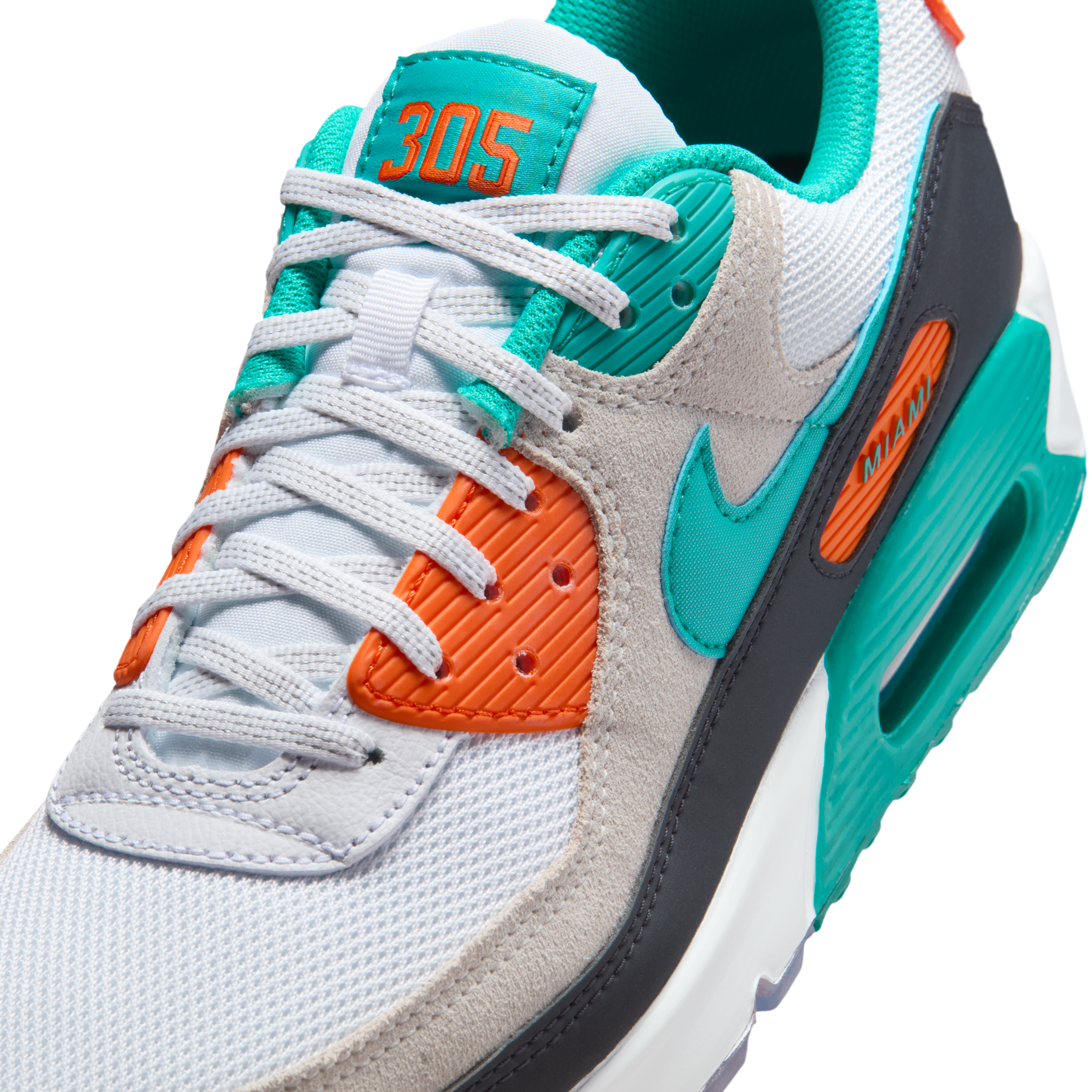 Miami Dolphins Air Max 90 Men's Nike Shoes