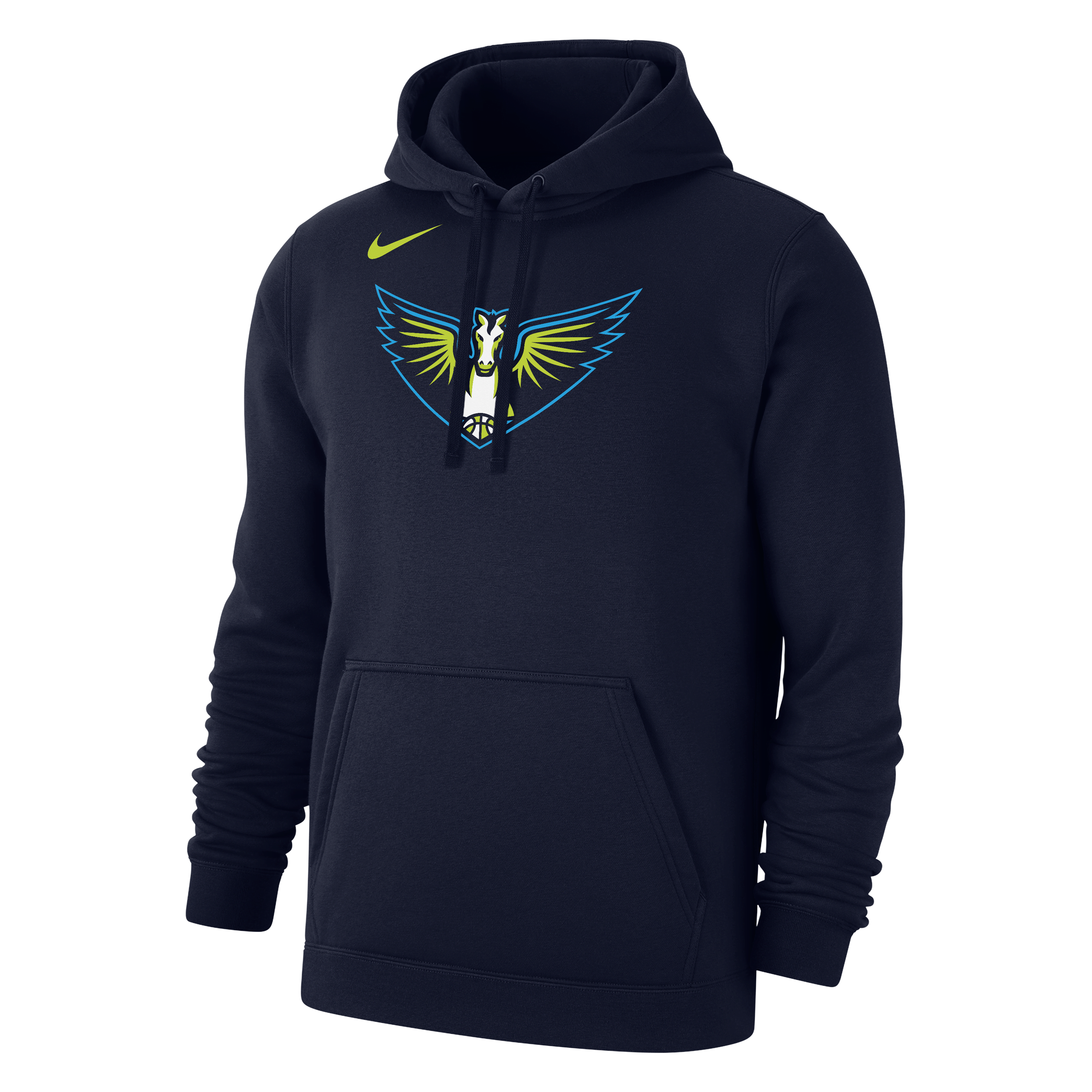 Dallas Wings Club Men's Nike WNBA Fleece Pullover Hoodie