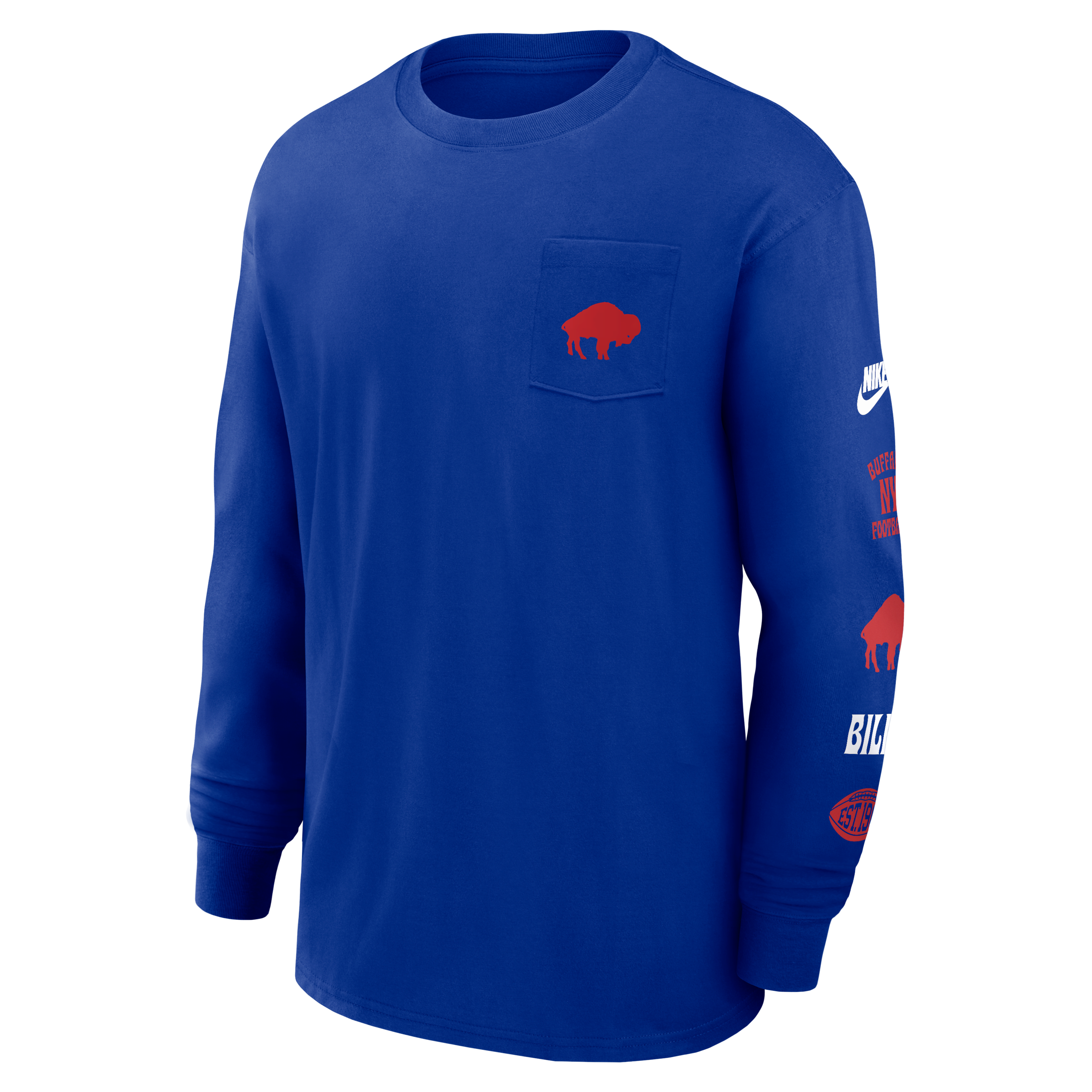 Buffalo Bills Rewind Max90 Pocket Men's Nike NFL Long-Sleeve T-Shirt