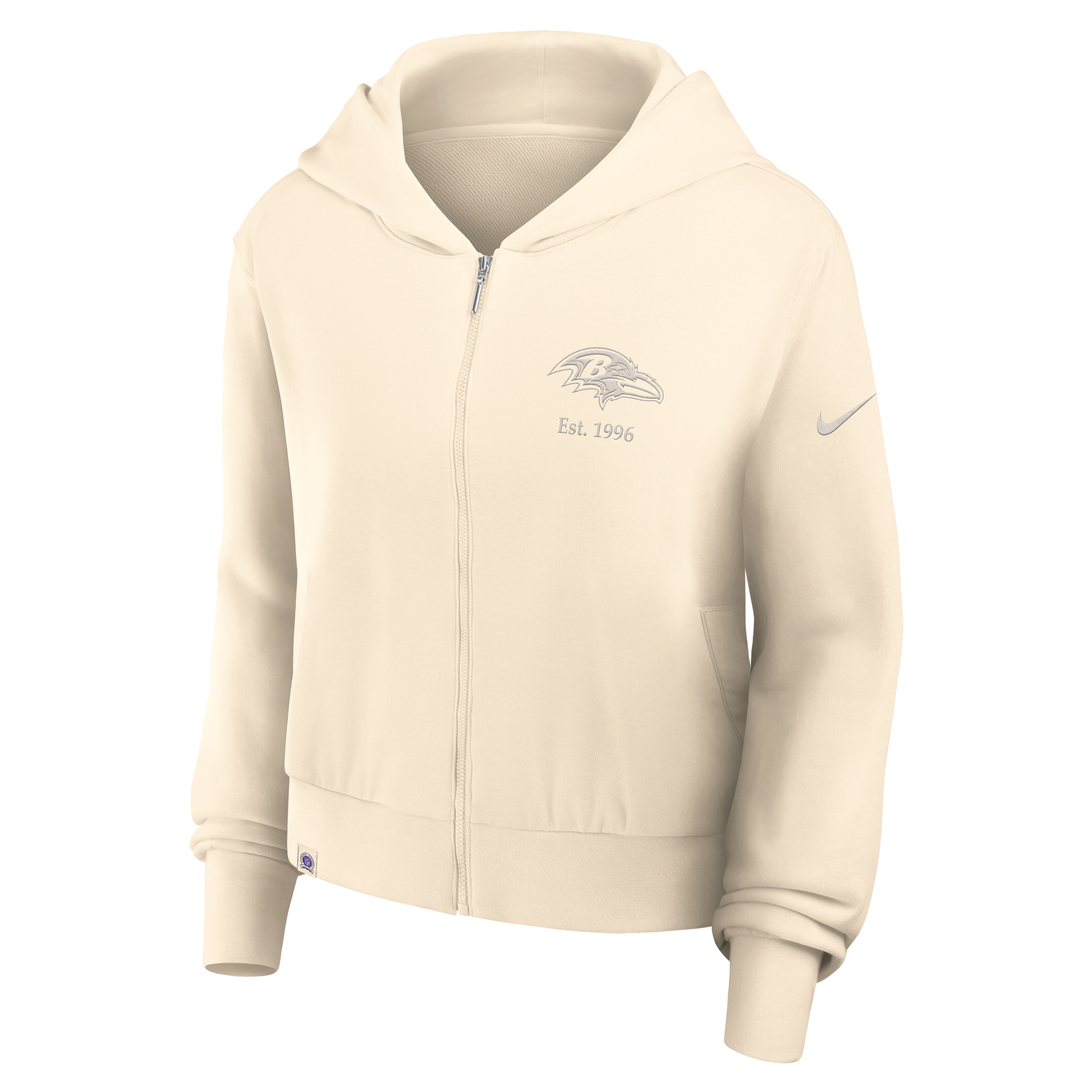 Baltimore Ravens Established Women’s Nike NFL Full-Zip Hoodie