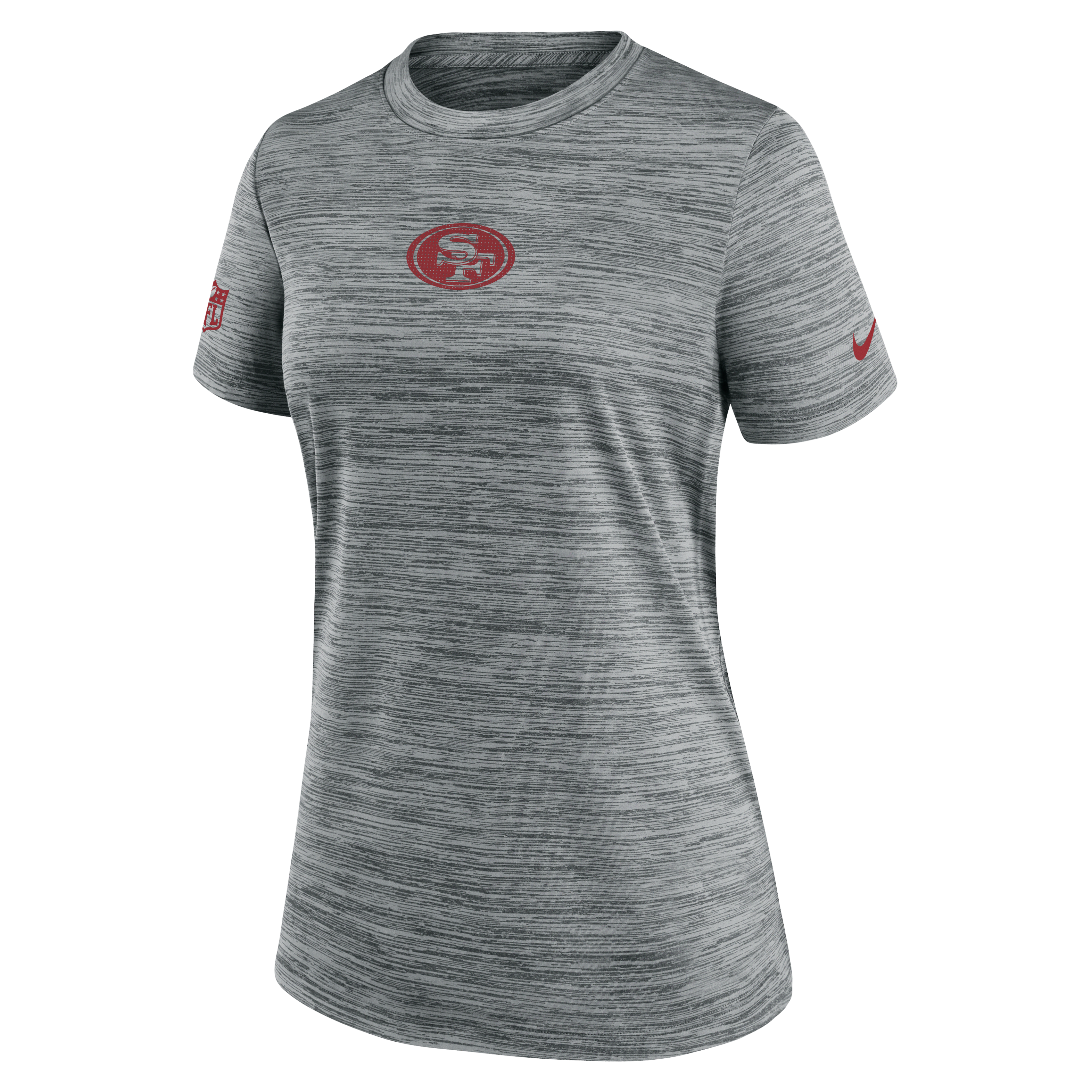San Francisco 49ers Sideline Team Issue Velocity Women's Nike Dri-FIT NFL T-Shirt