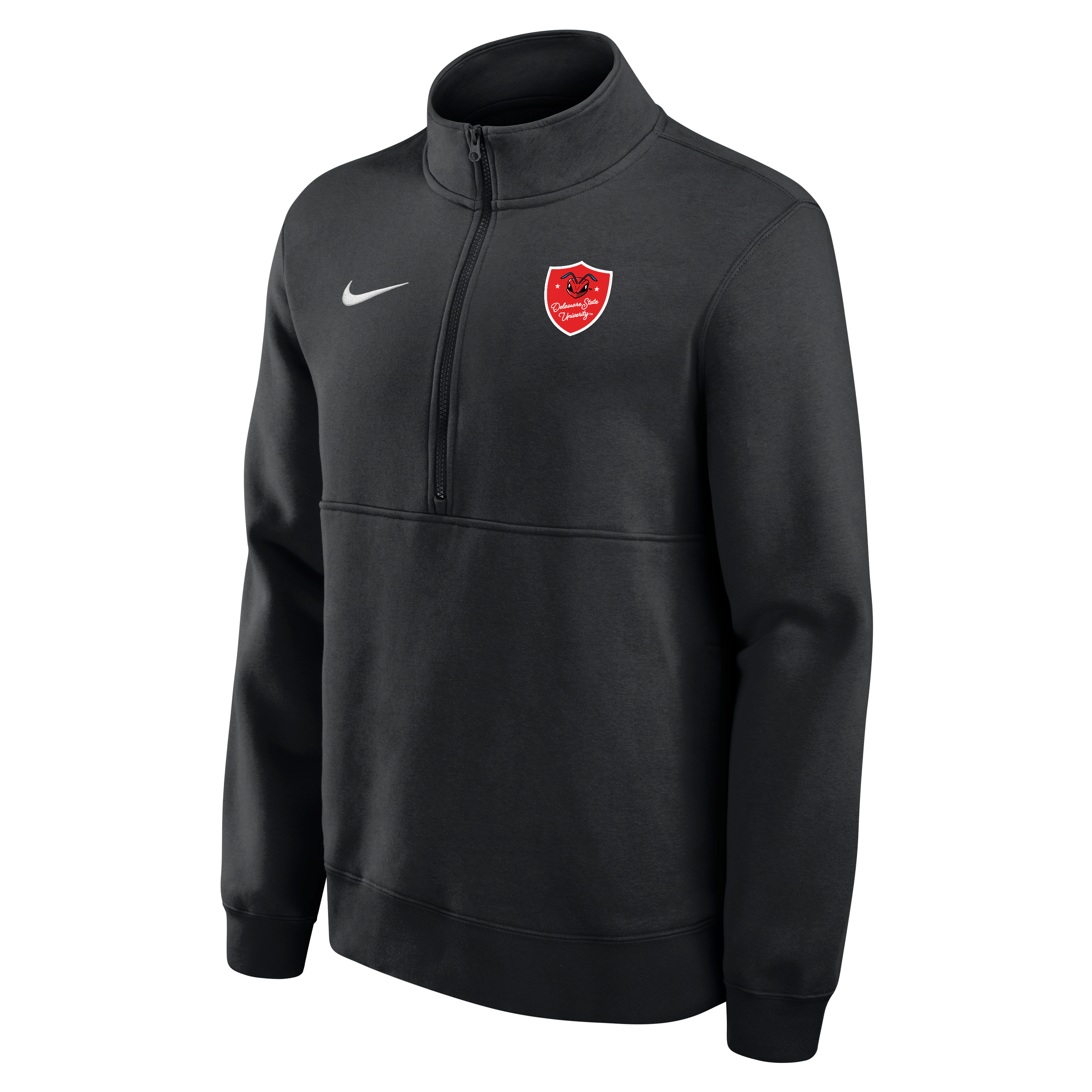 Nike College Club Fleece (Delaware State University) Men's 1/4 Zip Top
