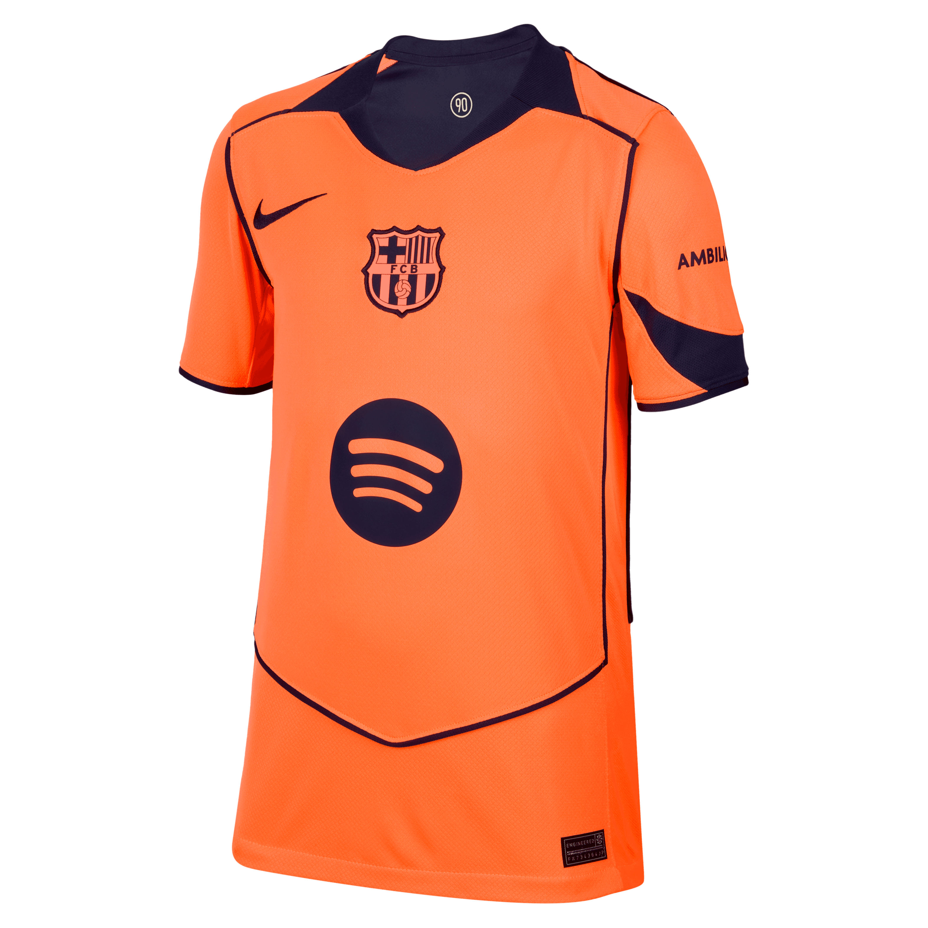 Lamine Yamal Barcelona 2025/26 Stadium Third Big Kids' Nike Dri-FIT Soccer Jersey