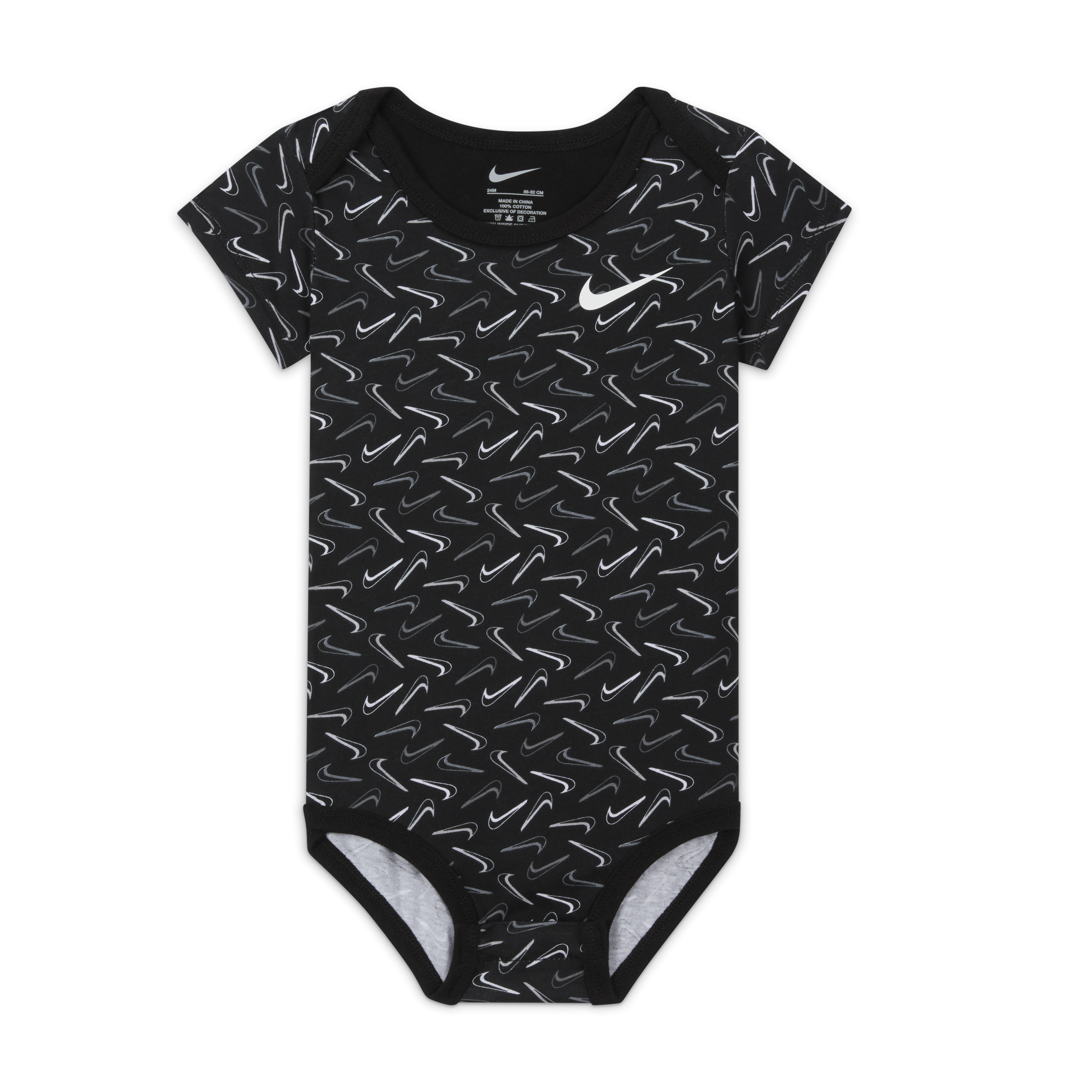 Nike Swoosh Logo Baby (12-24M) 3-Piece Bodysuit Set