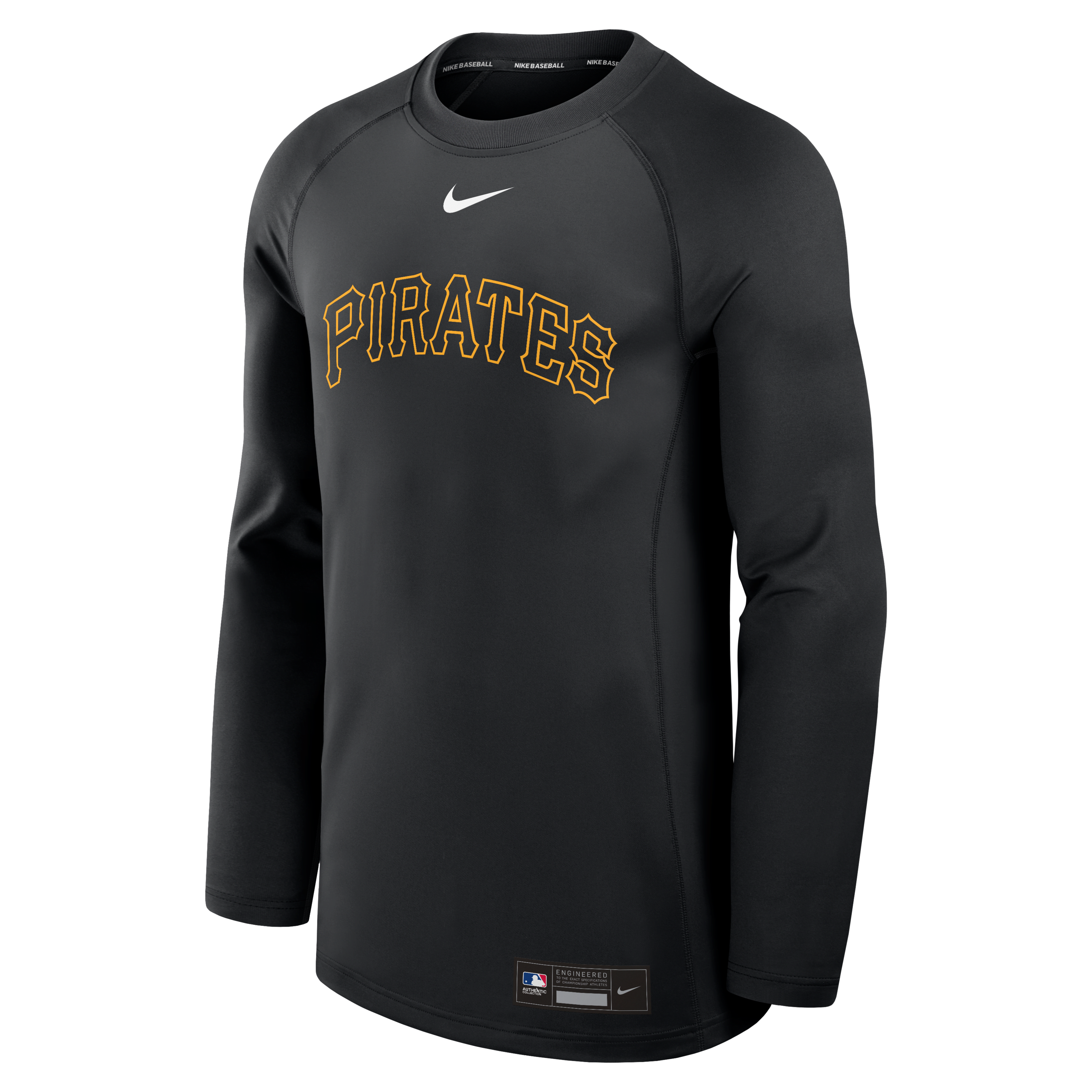 Pittsburgh Pirates Authentic Collection Game Time Men's Nike Dri-FIT MLB Long-Sleeve T-Shirt