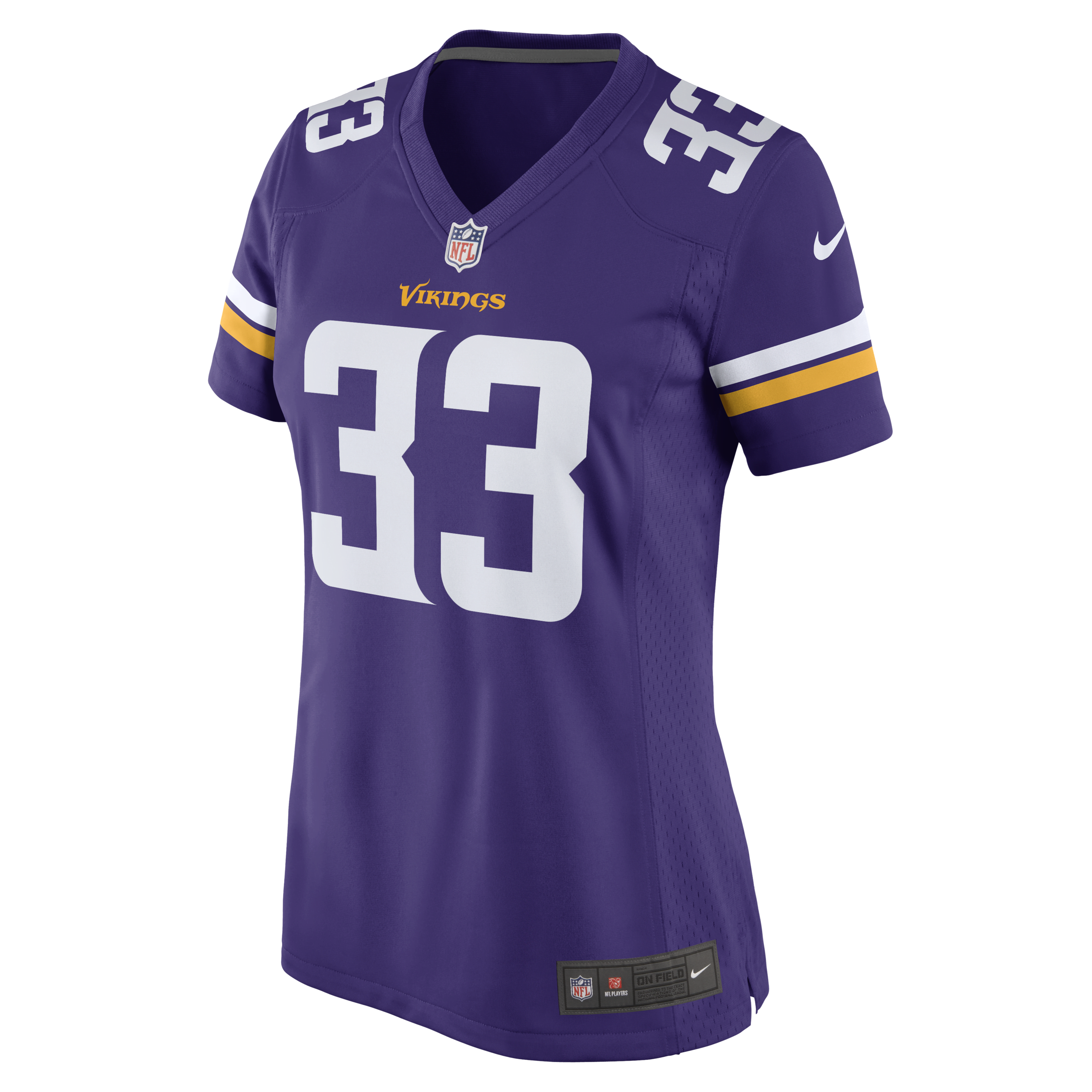 Aaron Jones Minnesota Vikings Women's Nike NFL Game Football Jersey