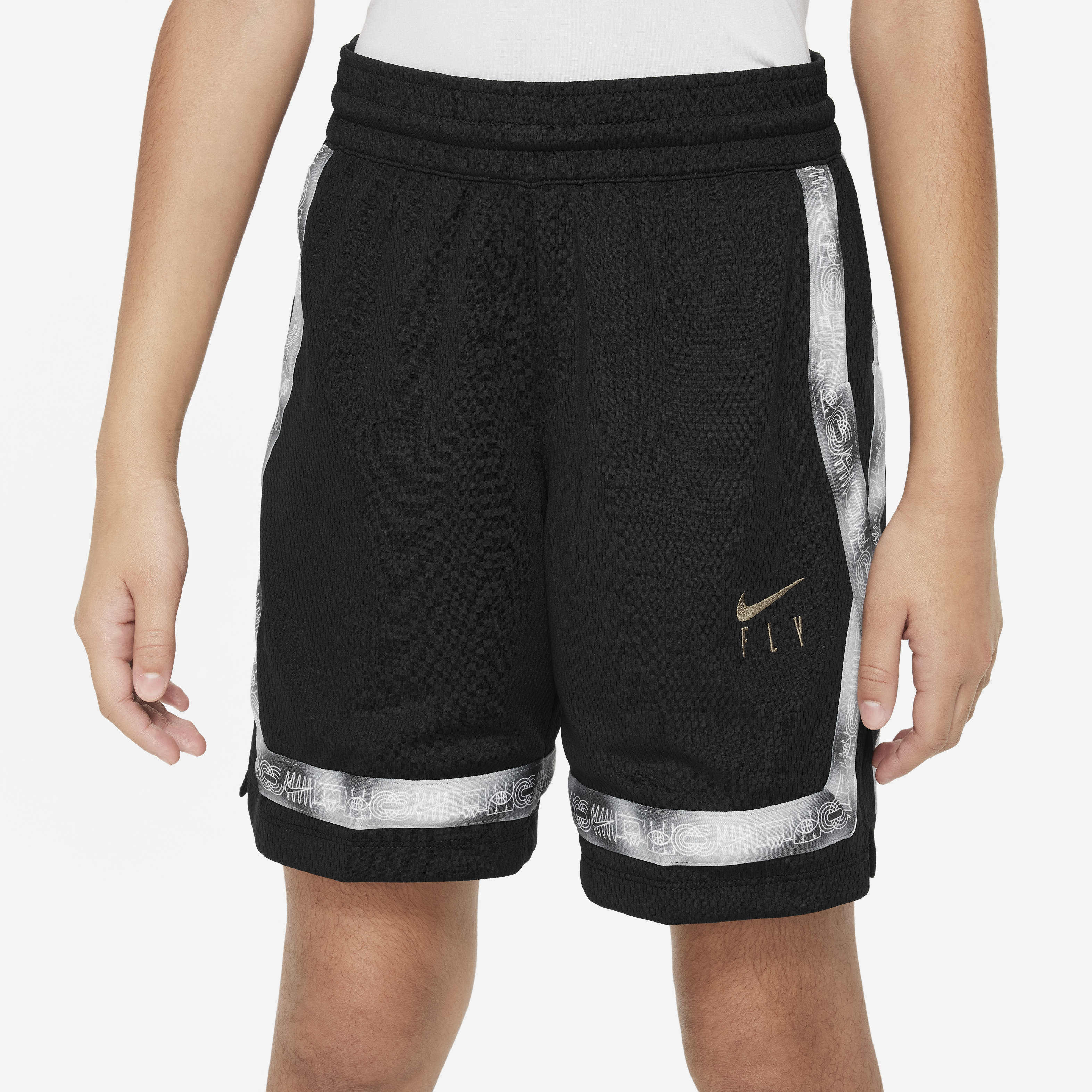 Nike Dri-FIT Culture of Basketball Fly Crossover Big Kids' (Girls') Printed Shorts