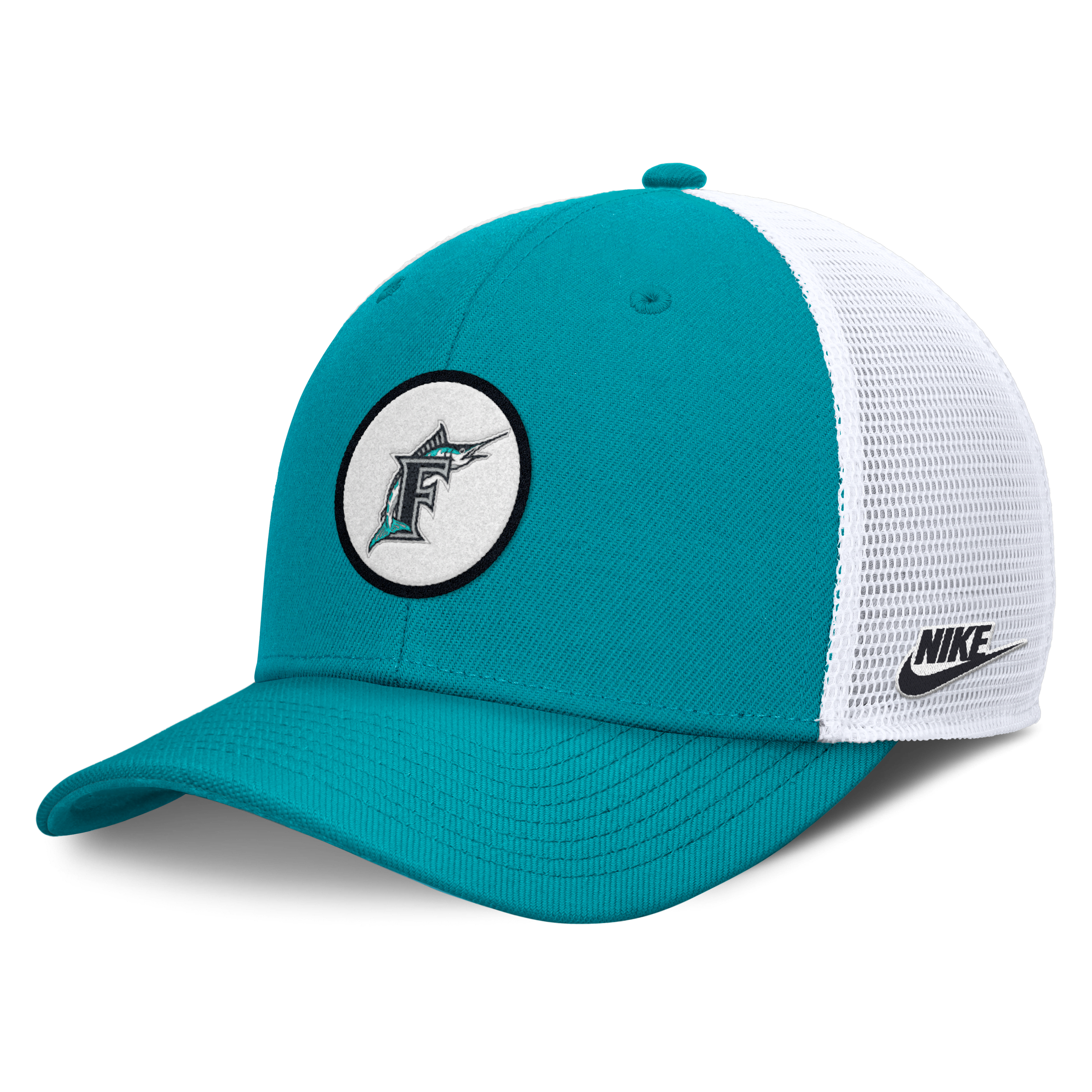 Florida Marlins Cooperstown Rise Men's Nike Dri-FIT MLB Trucker Adjustable Hat