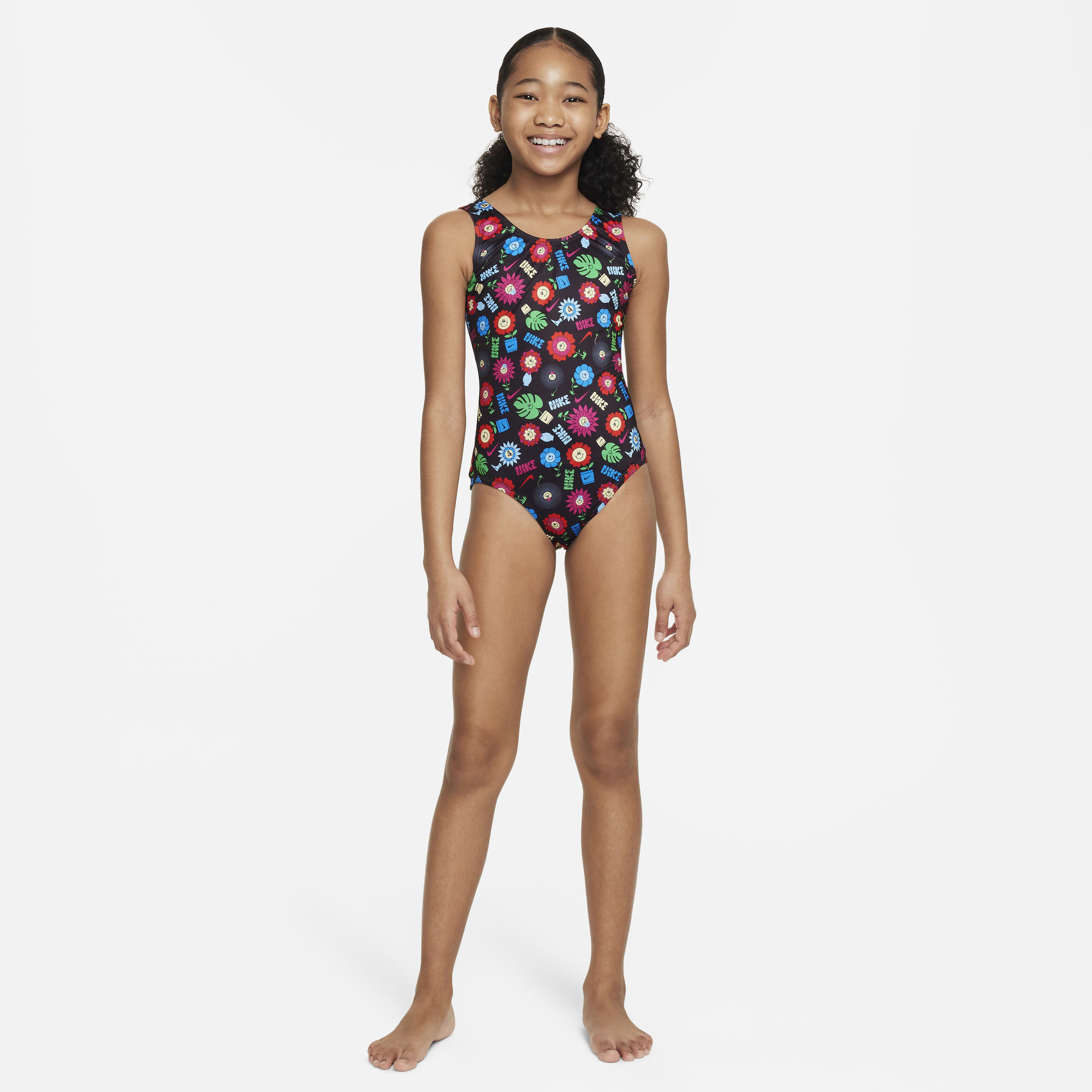 Nike Swim Garden Party Big Kids' (Girls') U-Back One-Piece Swimsuit