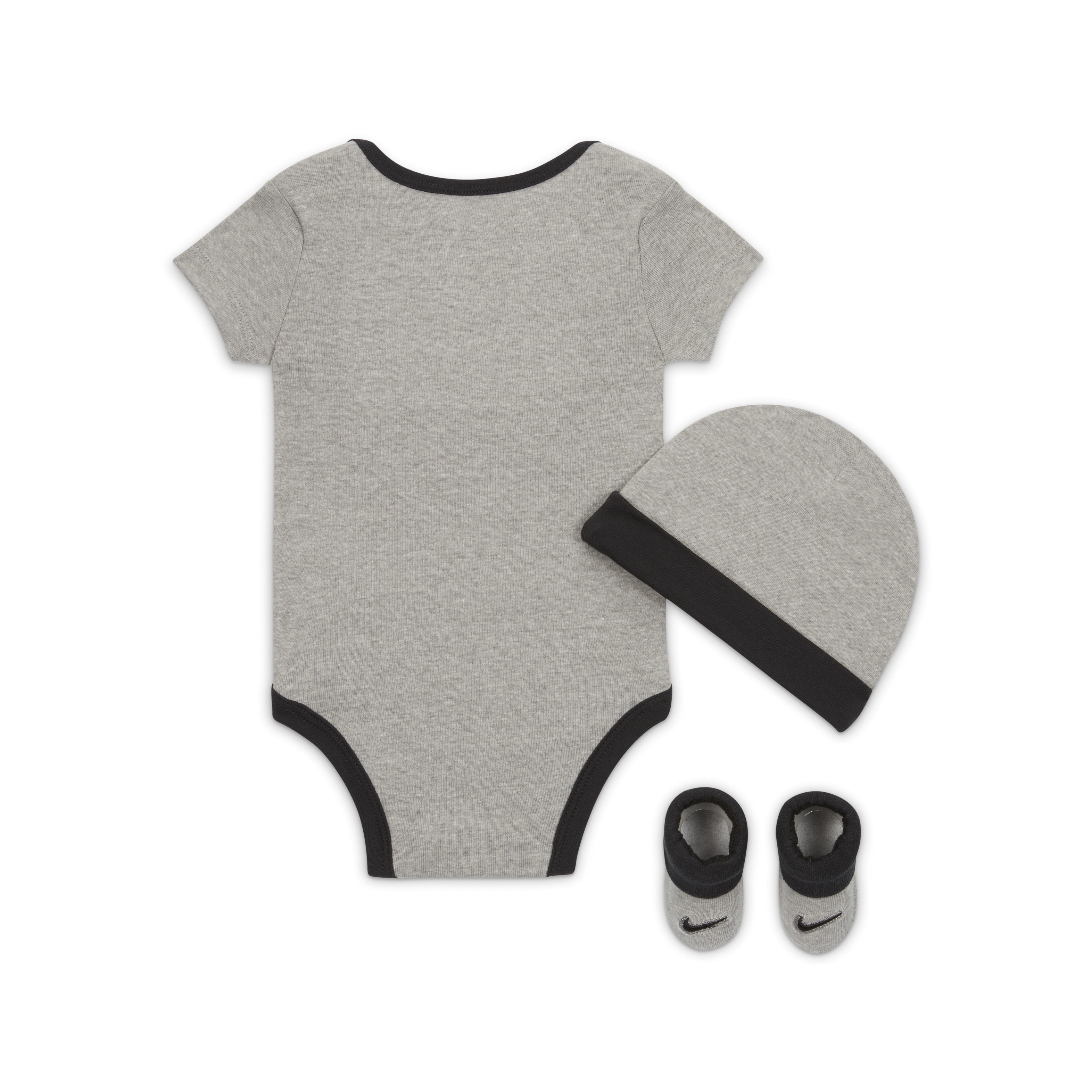 Nike Baby (6-12M) Bodysuit, Hat and Booties Box Set