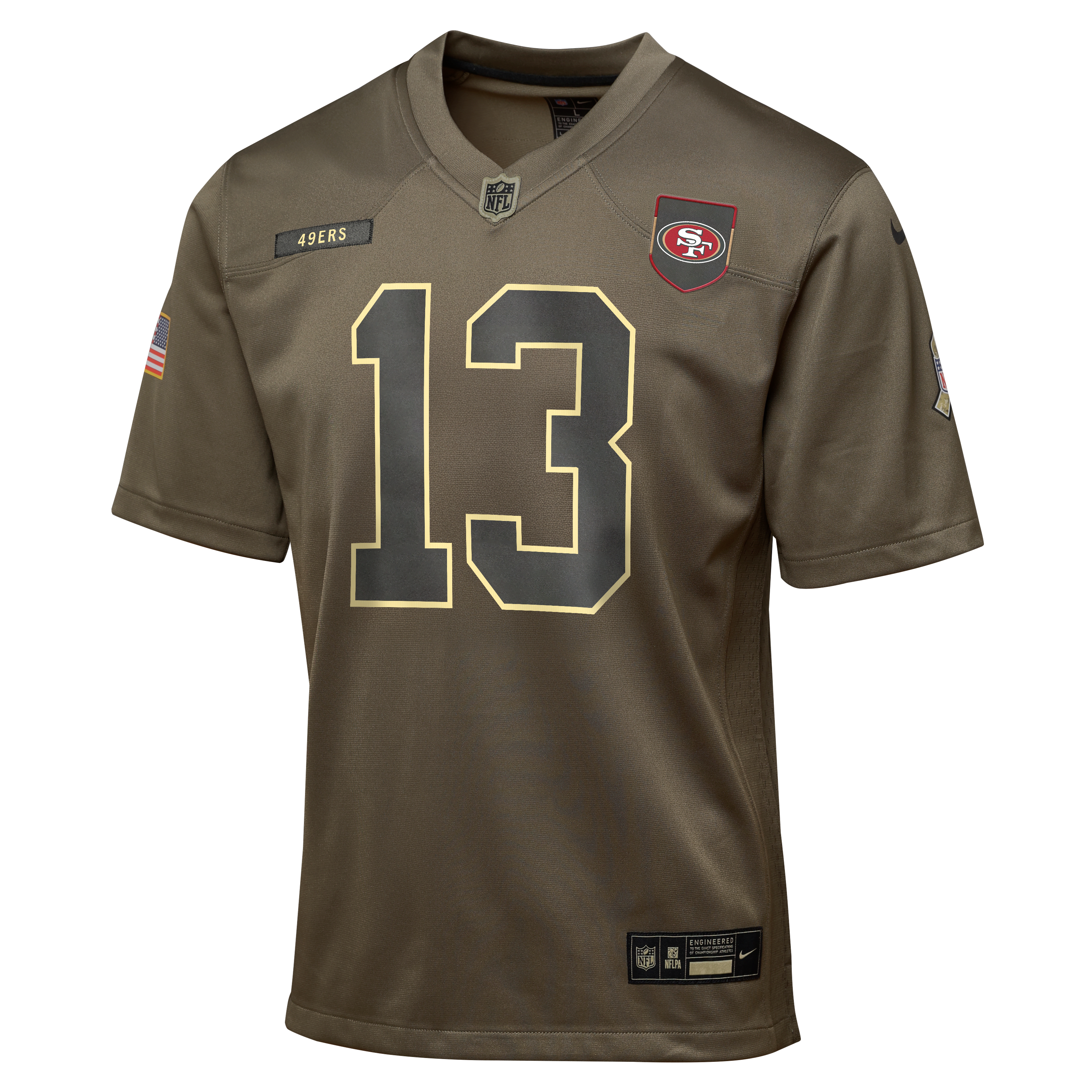 Brock Purdy San Francisco 49ers Salute to Service Big Kids’ Nike NFL Game Jersey