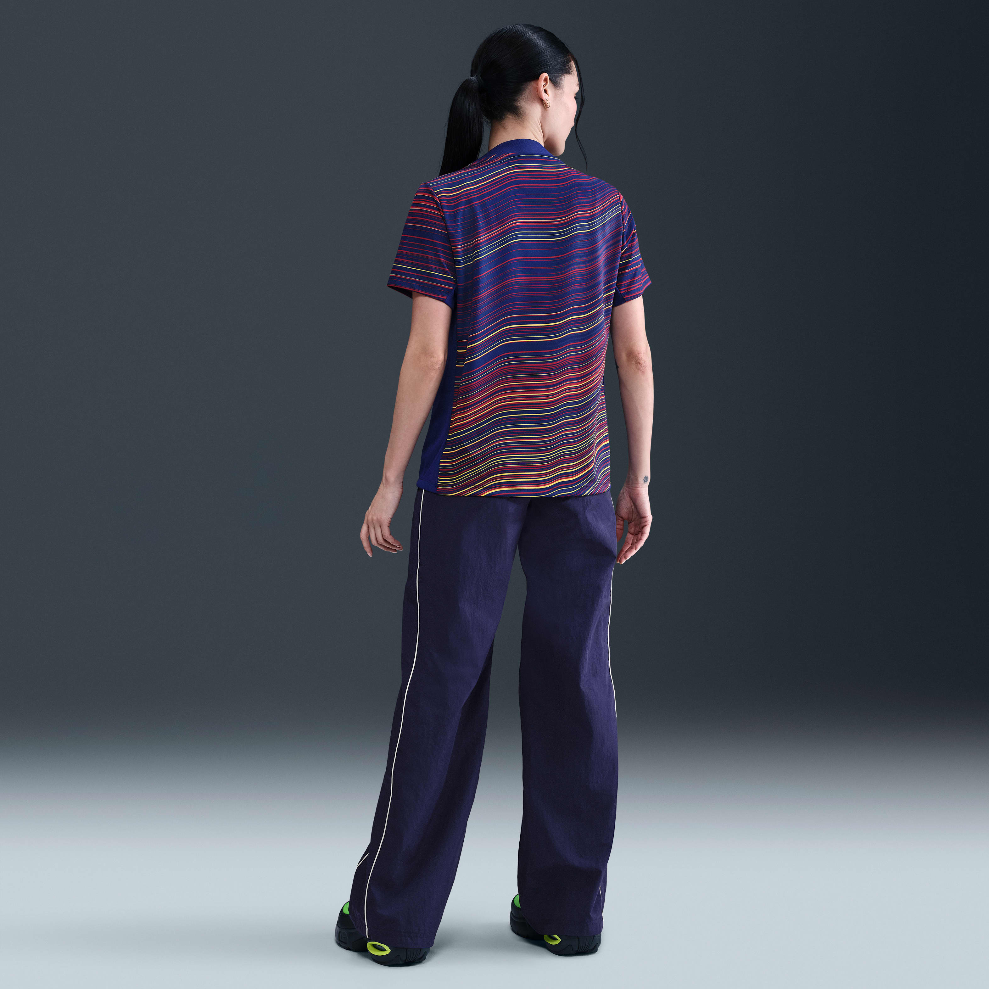 FC Barcelona Academy Pro Home Women's Nike Dri-FIT Soccer Pre-Match Short-Sleeve Top