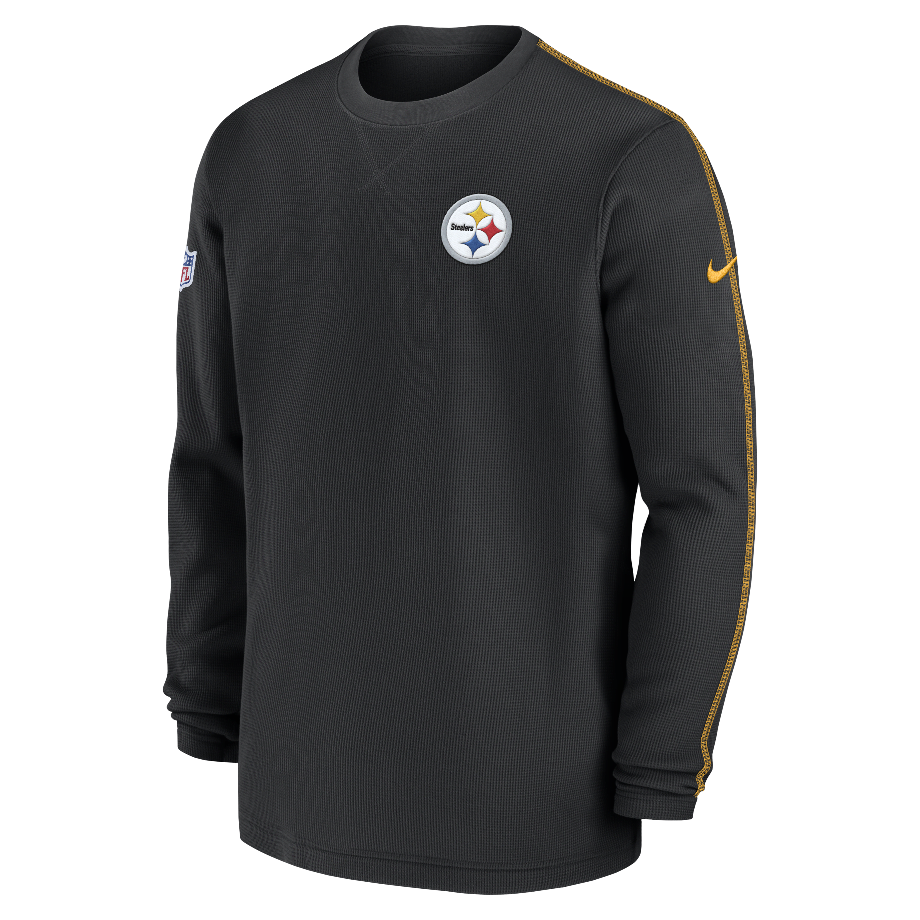 Pittsburgh Steelers Sideline Coach Men’s Nike NFL Long-Sleeve Top