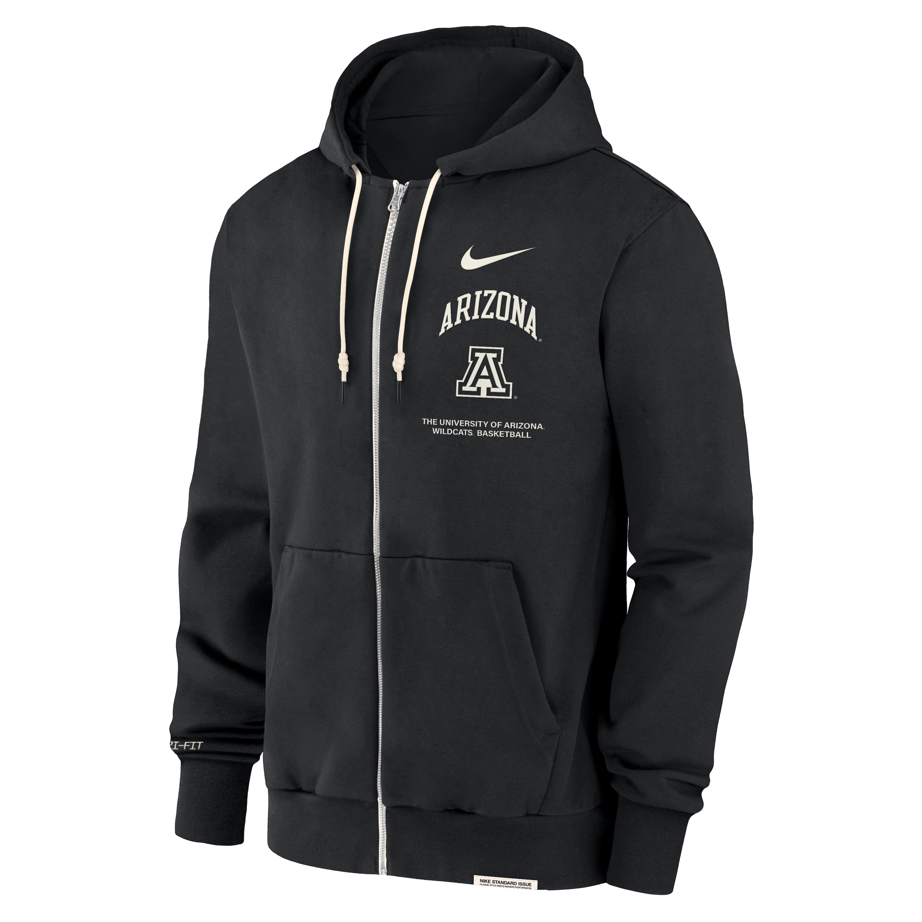 Arizona Wildcats On-Court Basketball Men’s Nike Dri-FIT College Full-Zip Hoodie