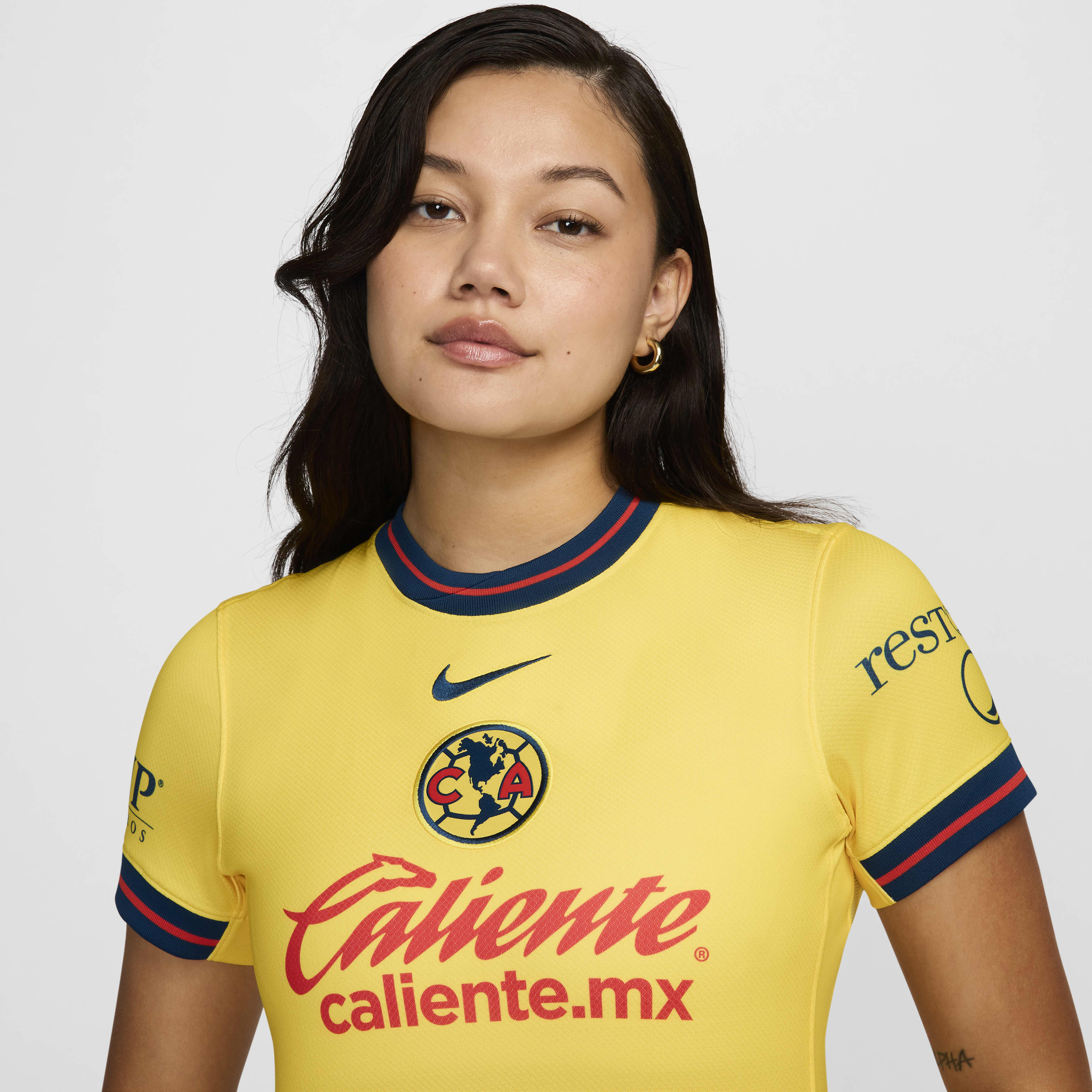 Club América 2024/25 Stadium Home Women's Nike Dri-FIT Soccer Replica Jersey