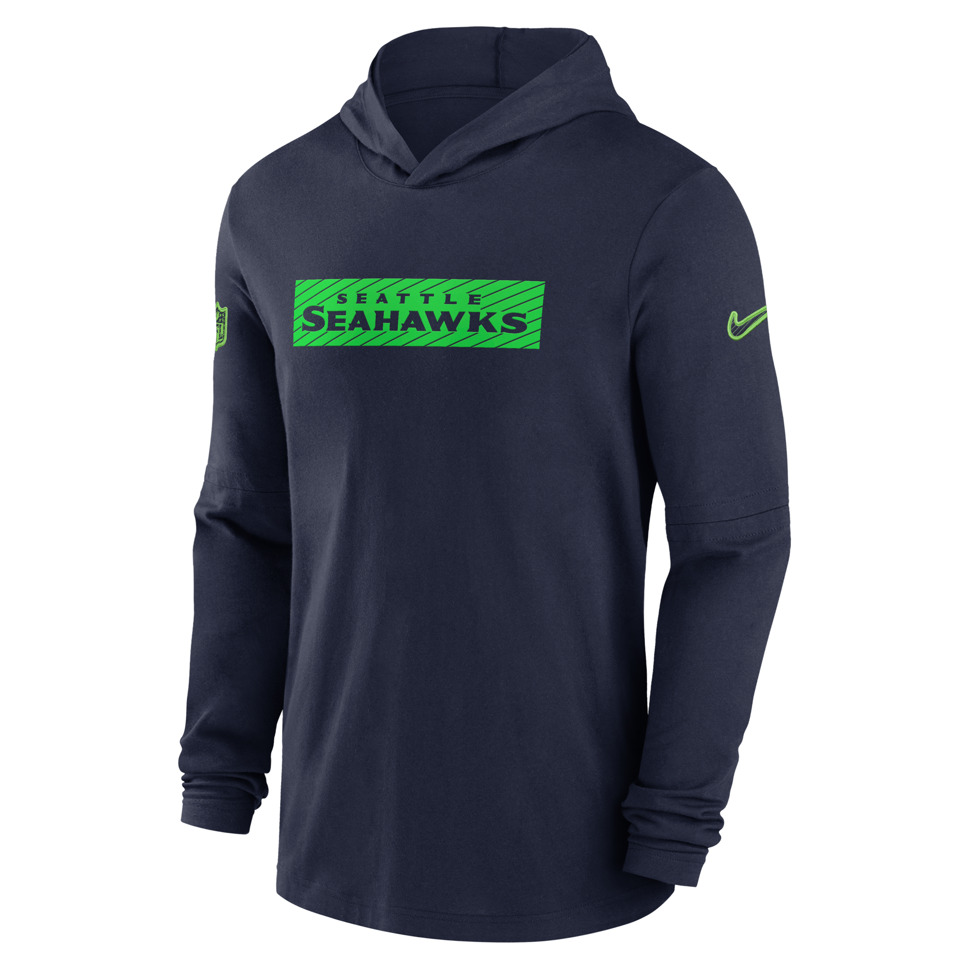 Seattle Seahawks Sideline Men's Nike Dri-FIT NFL Long-Sleeve Hooded Top