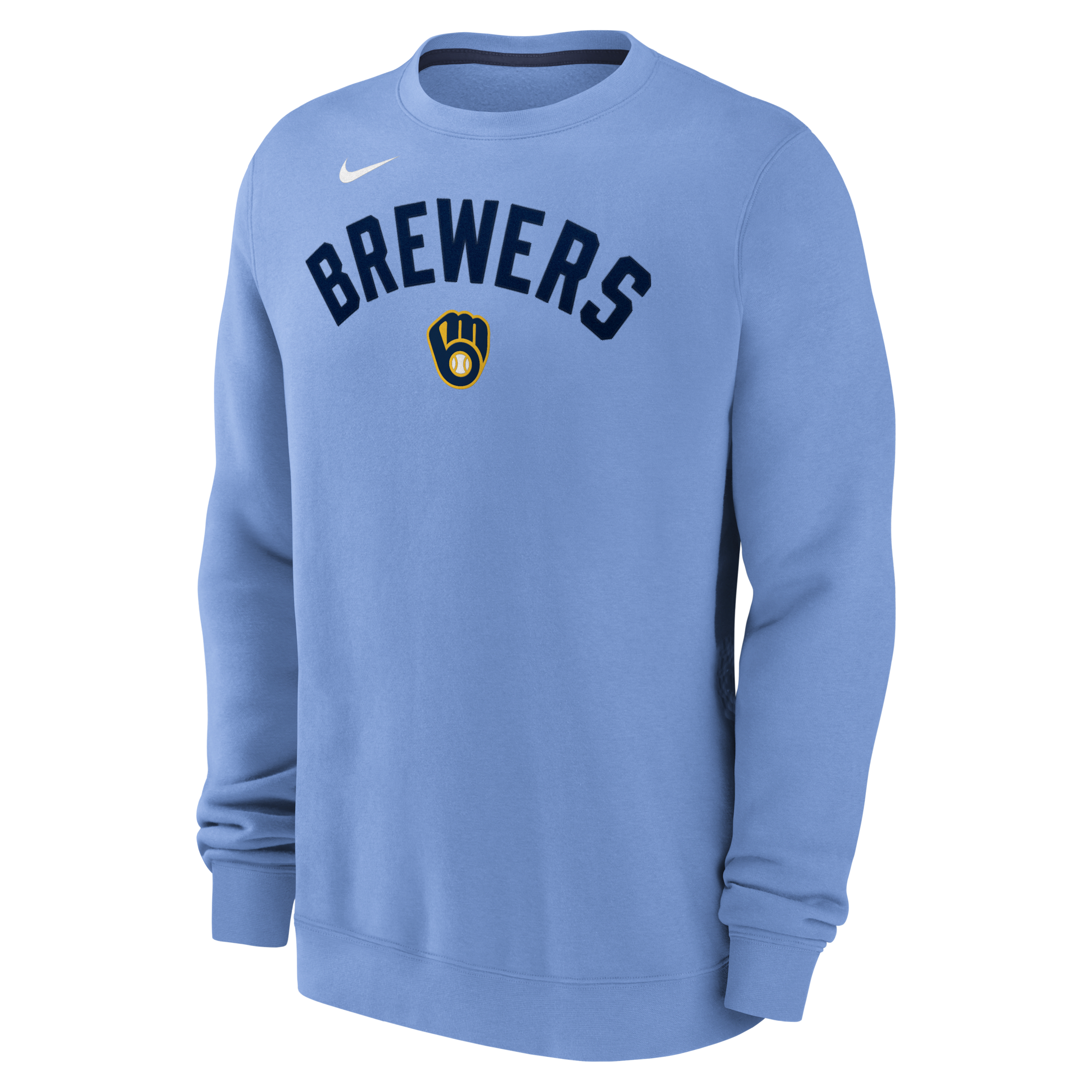 Milwaukee Brewers Classic Men's Nike MLB Pullover Crew