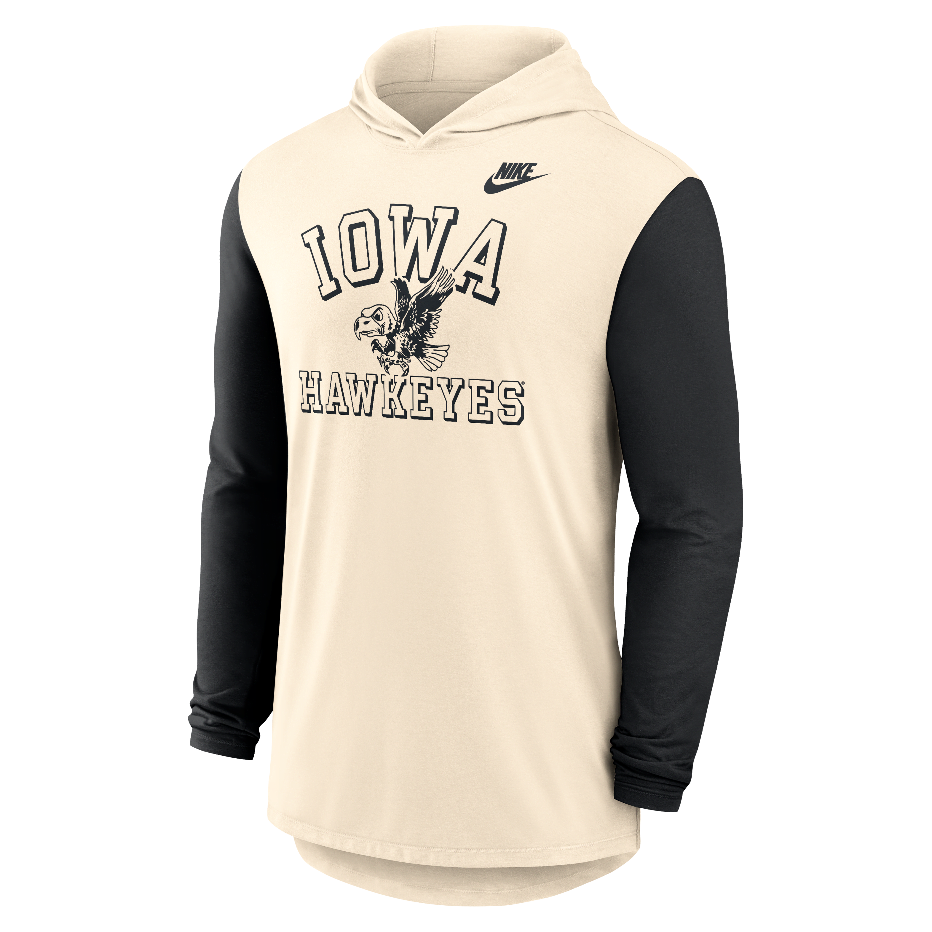 Iowa Legacy Men's Nike Dri-FIT College Long-Sleeve Hooded T-Shirt