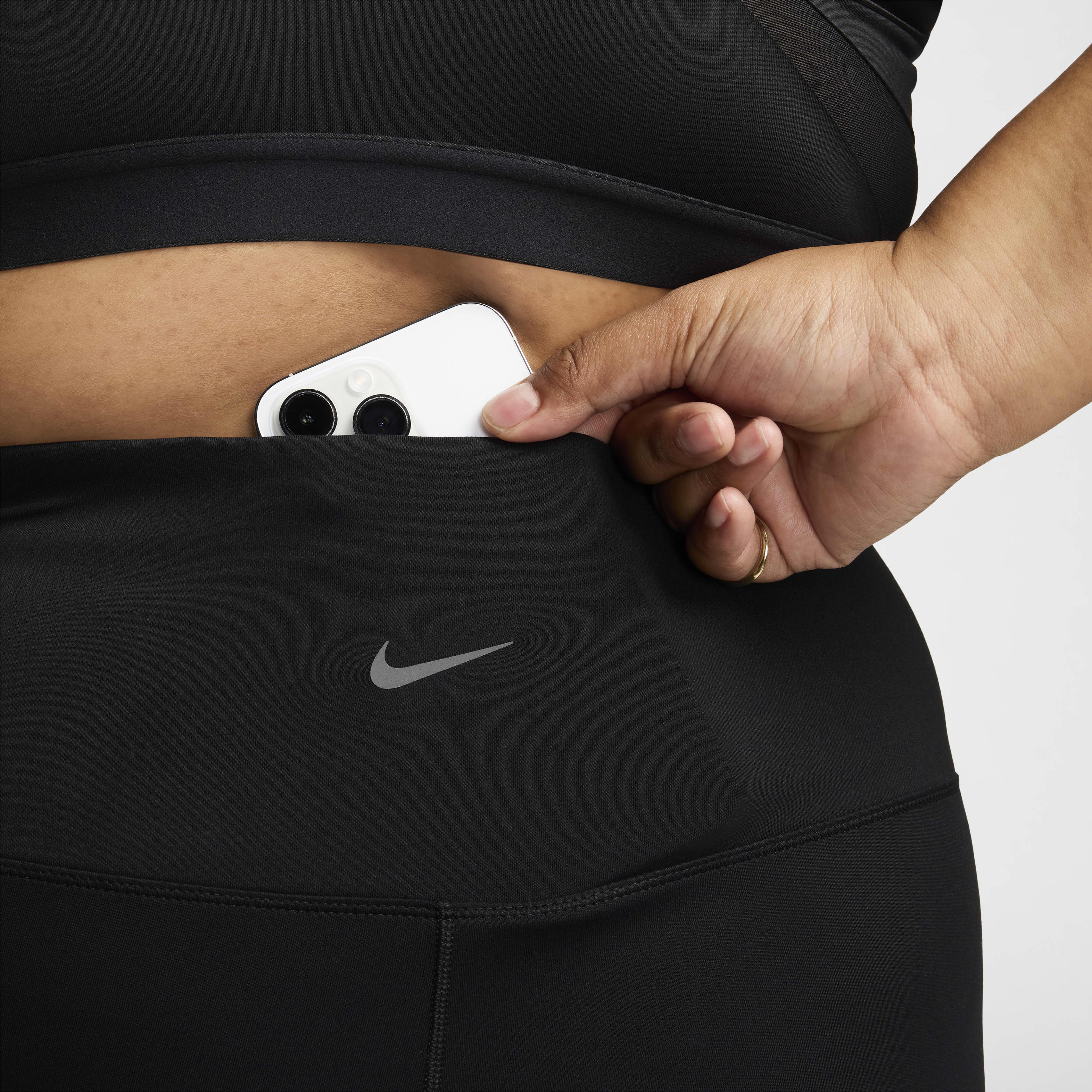 Nike One Women's High-Waisted Crop Leggings (Plus Size)