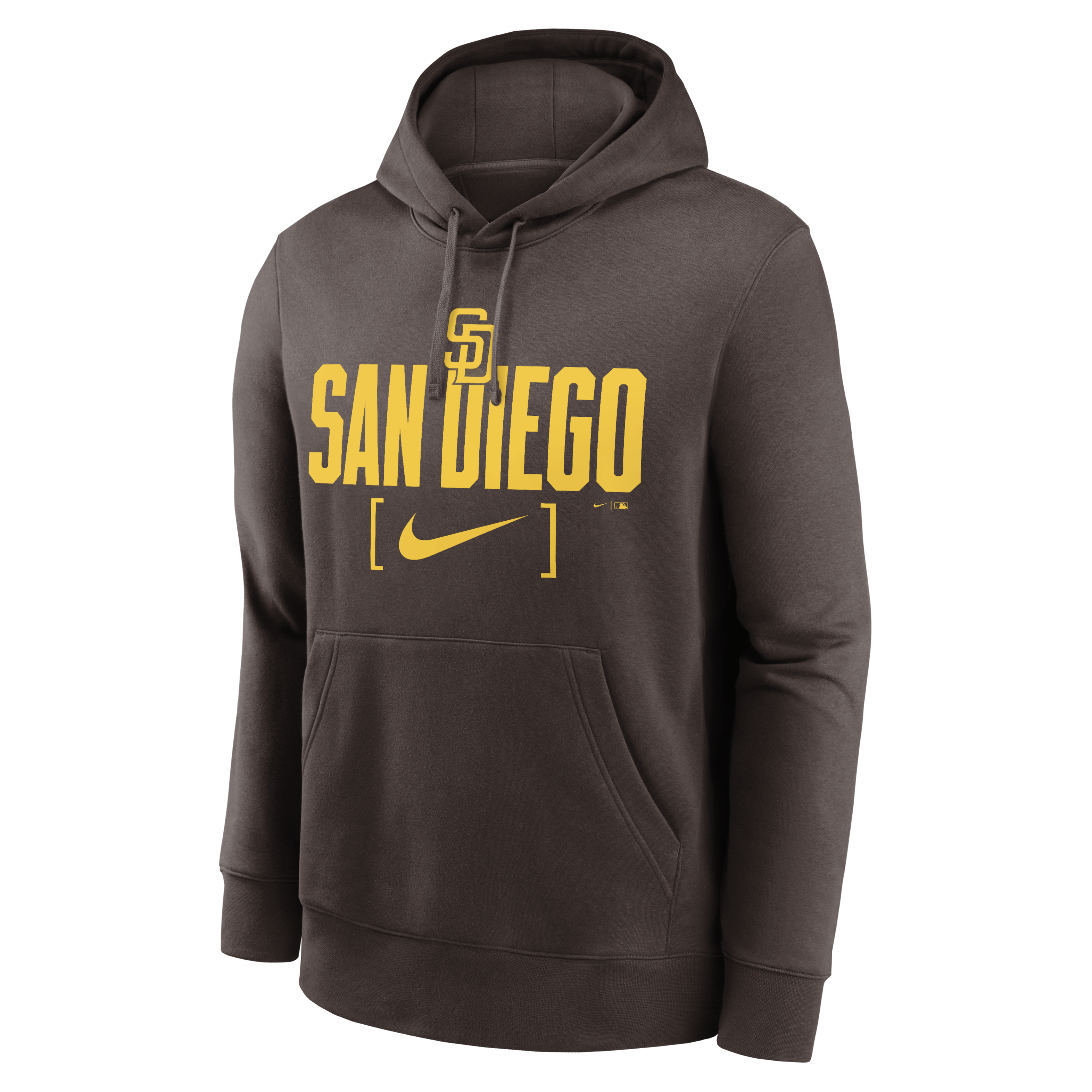 San Diego Padres Club Slack Men's Nike MLB Pullover Hoodie