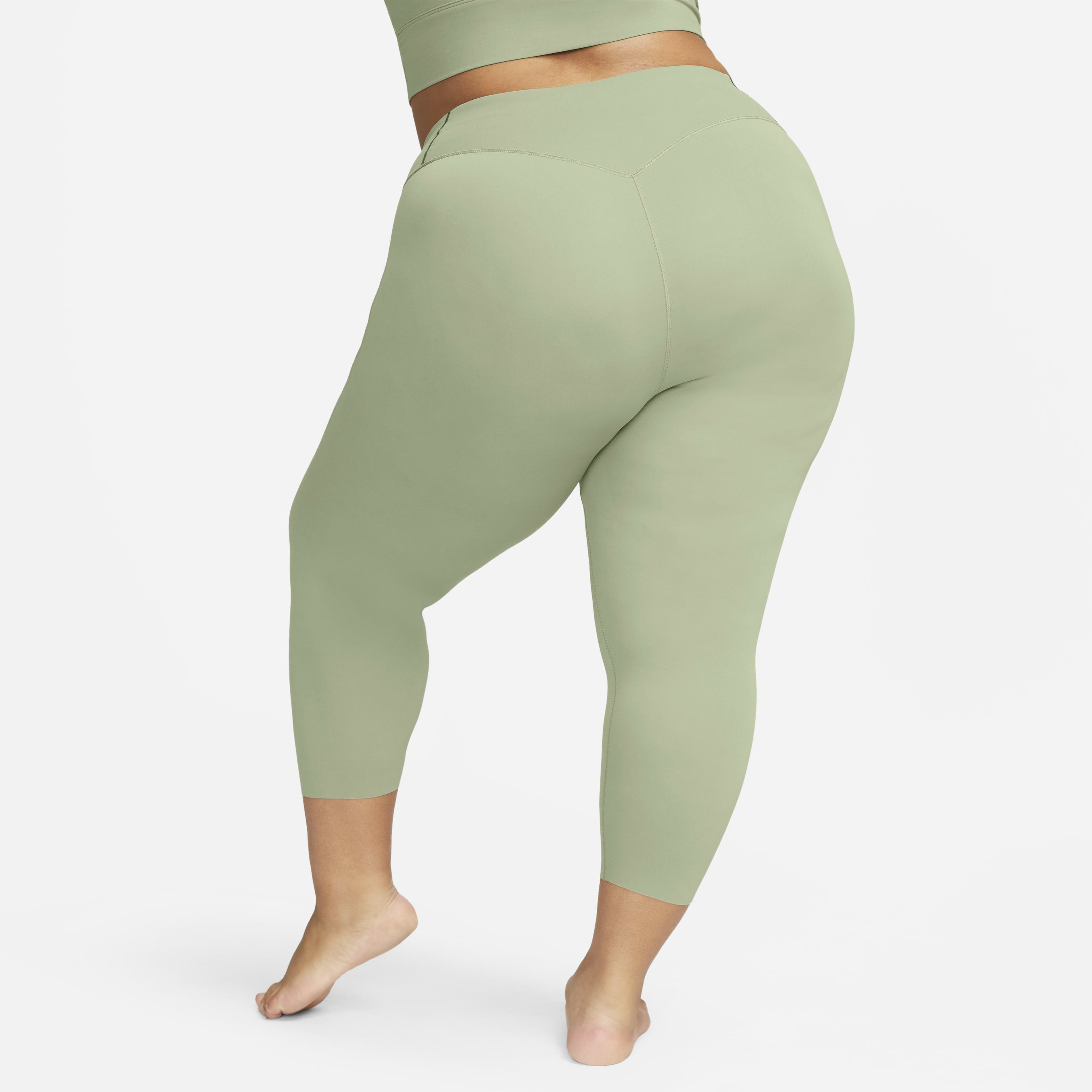 Nike Zenvy Women's Gentle-Support High-Waisted Cropped Leggings (Plus Size)