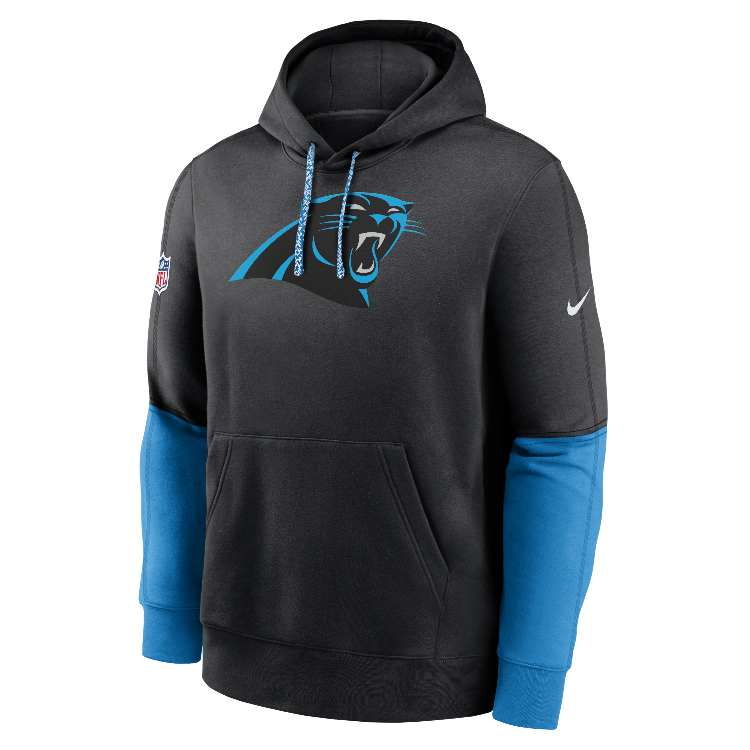 Carolina Panthers Sideline Team Issue Club Men's Nike NFL Pullover Hoodie