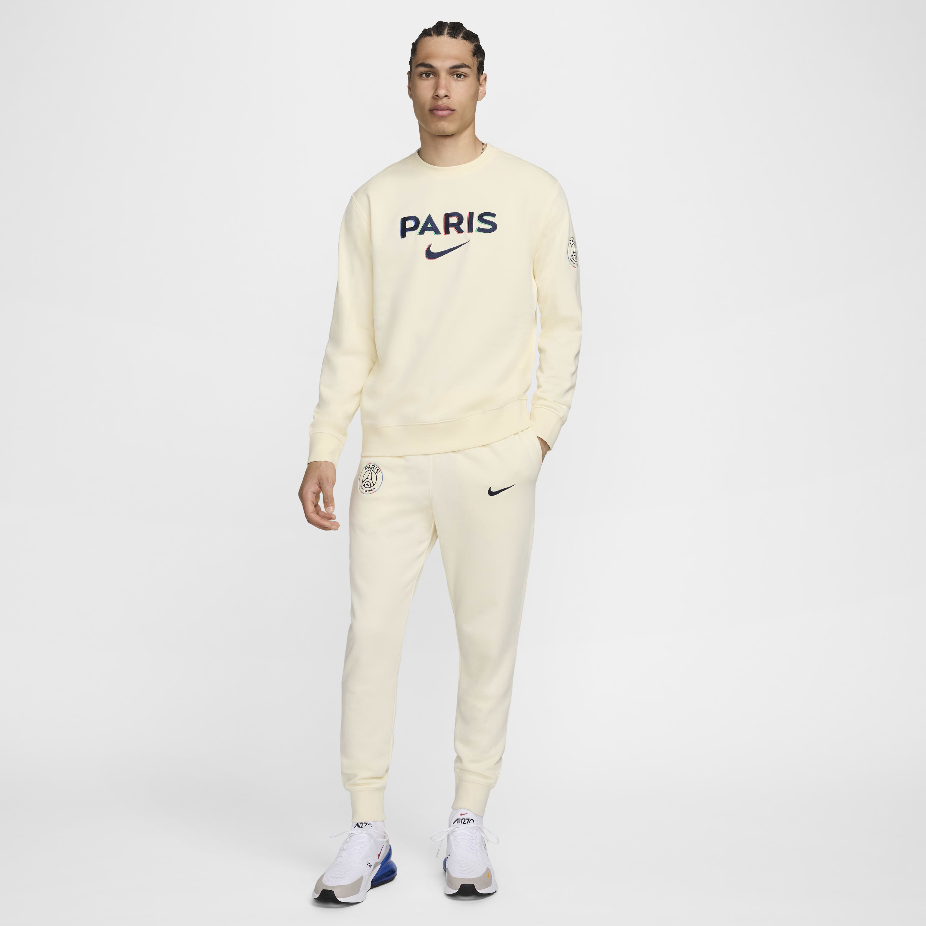 Paris Saint-Germain Club Men's Nike Soccer French Terry Crew-Neck Sweatshirt