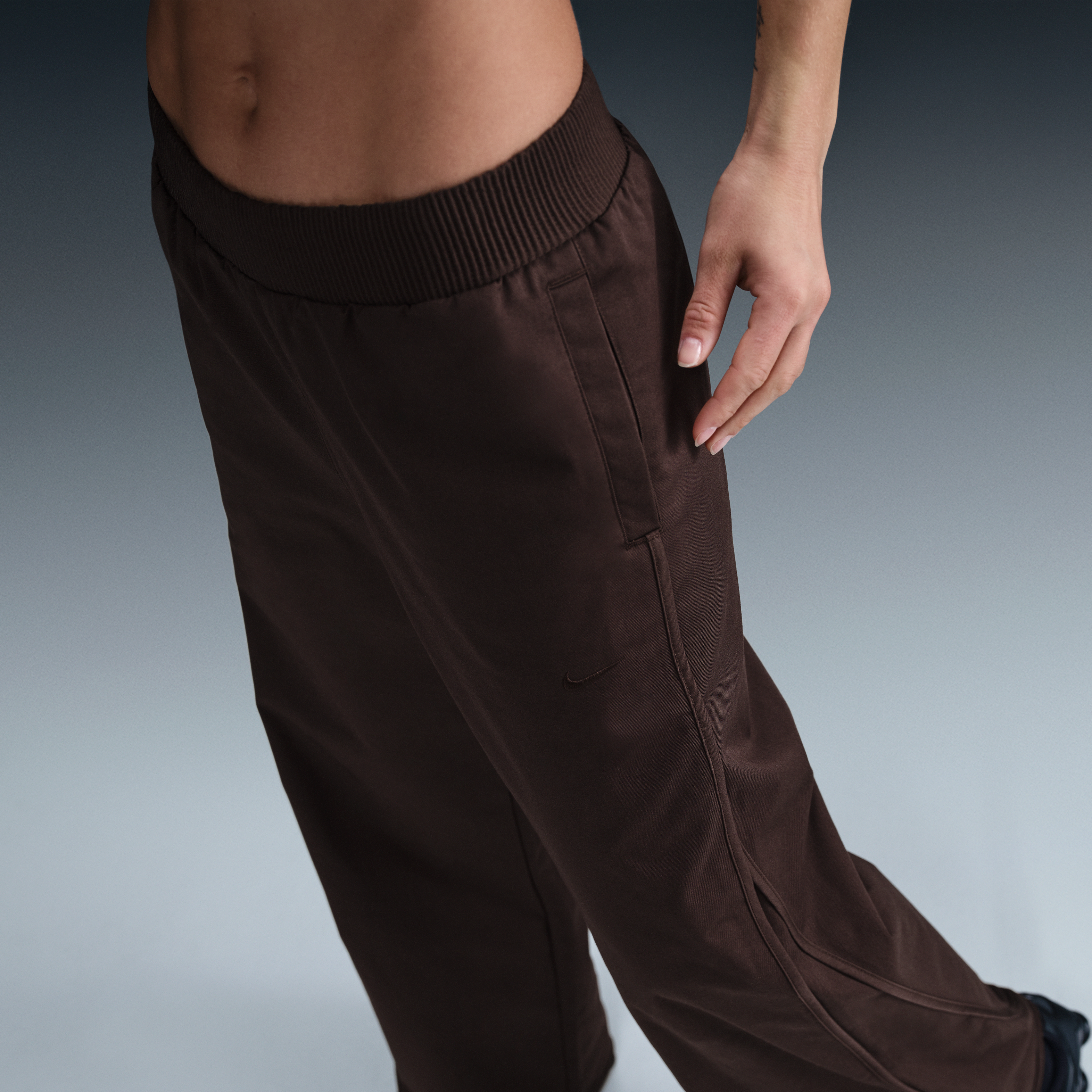 Nike Sportswear Collection Women's Mid-Rise Twill Track Pants