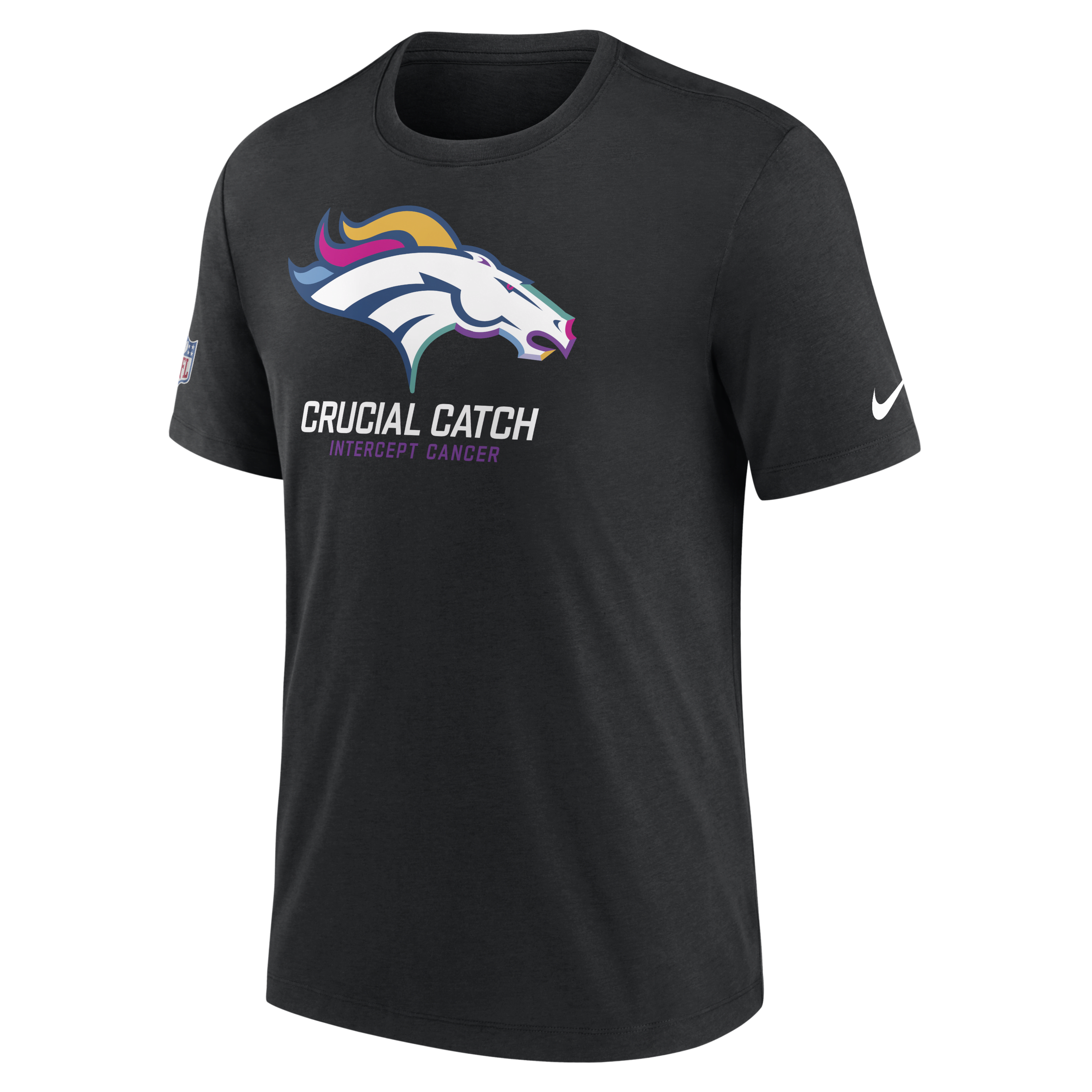 Denver Broncos Crucial Catch Men's Nike NFL T-Shirt