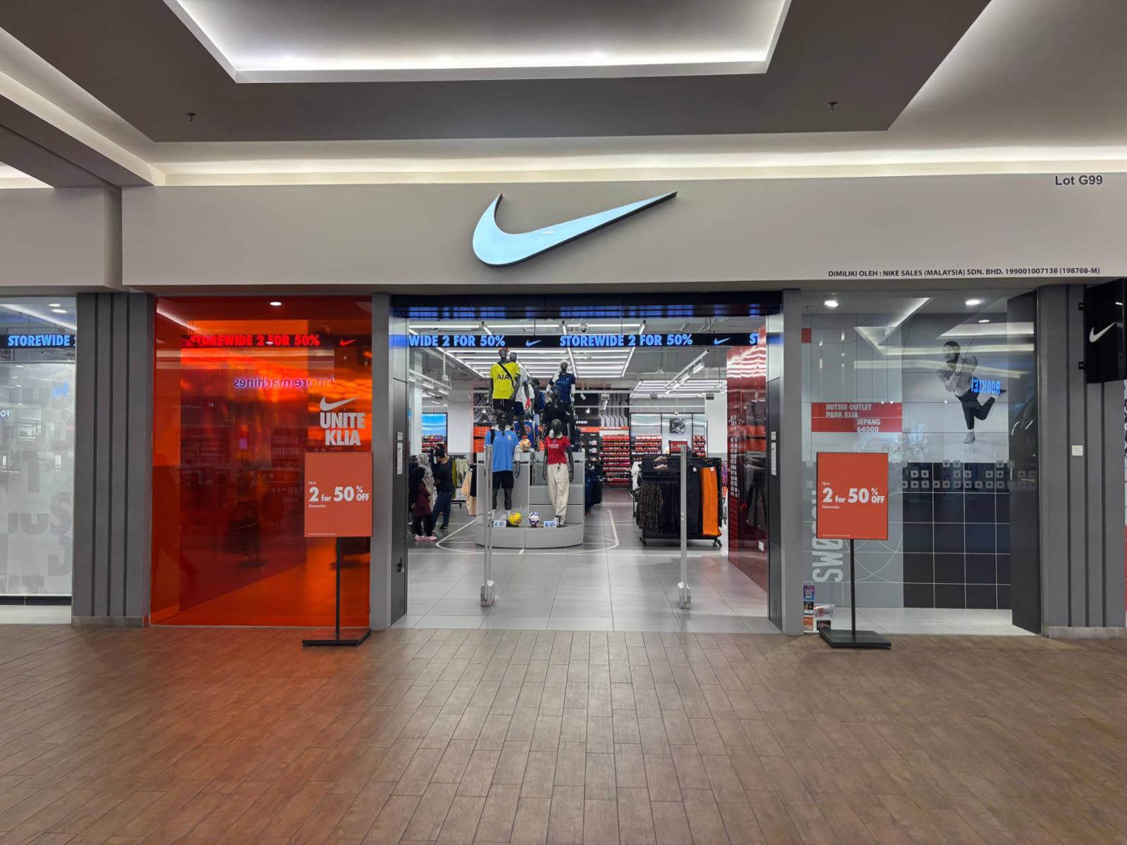 Nike Factory Store Mitsui Outlet (KLIA)