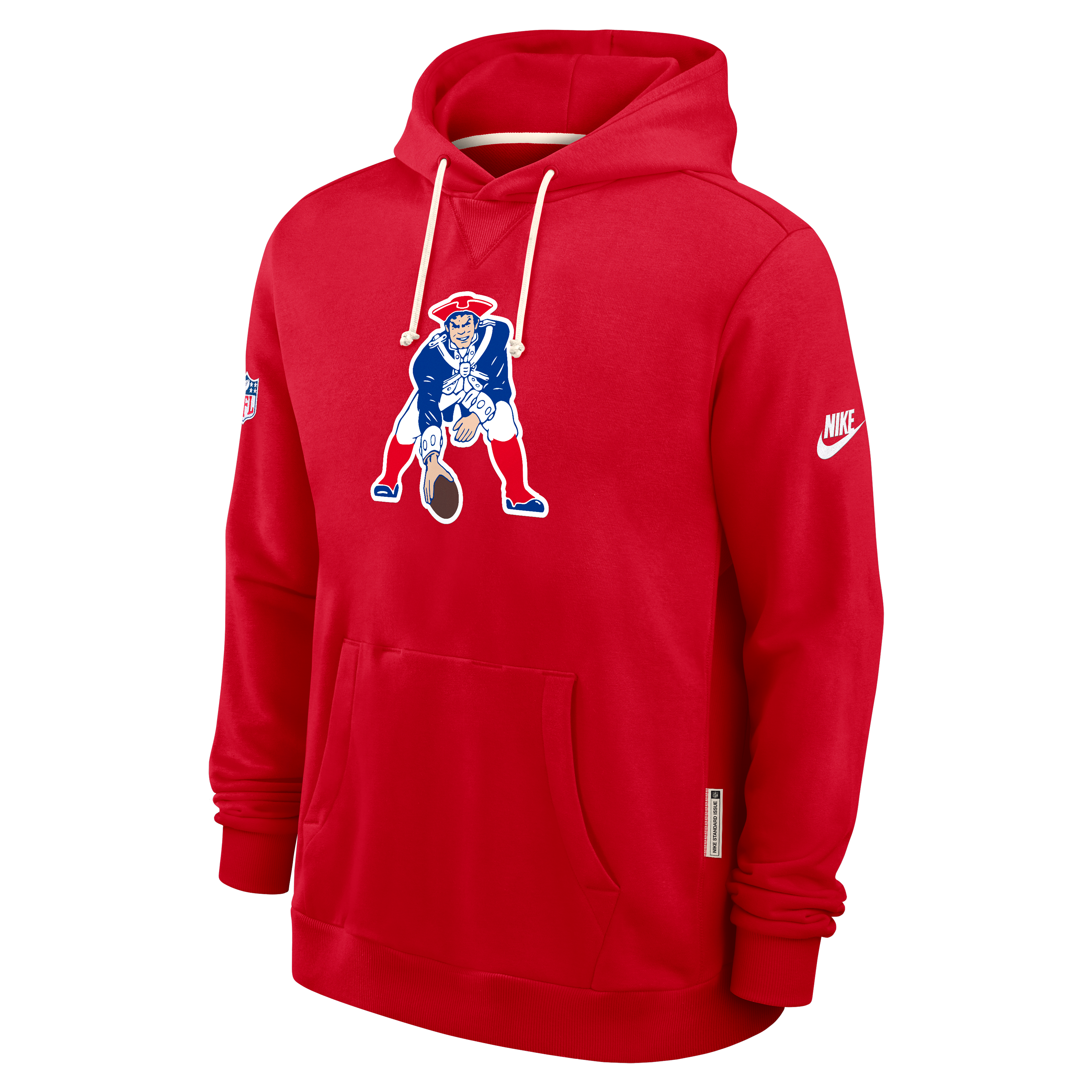New England Patriots Alt Offensive Set Play Sideline Men's Nike Dri-FIT NFL Pullover Hoodie