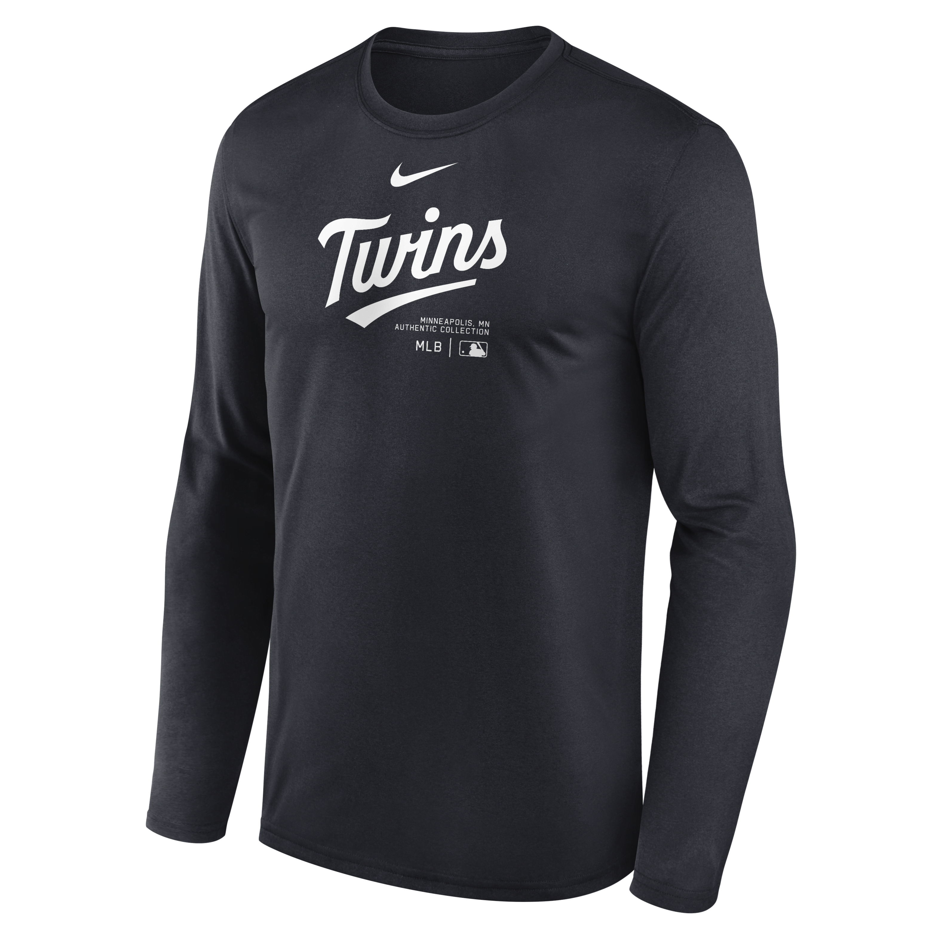 Minnesota Twins Authentic Collection Practice Men's Nike Dri-FIT MLB Long-Sleeve T-Shirt