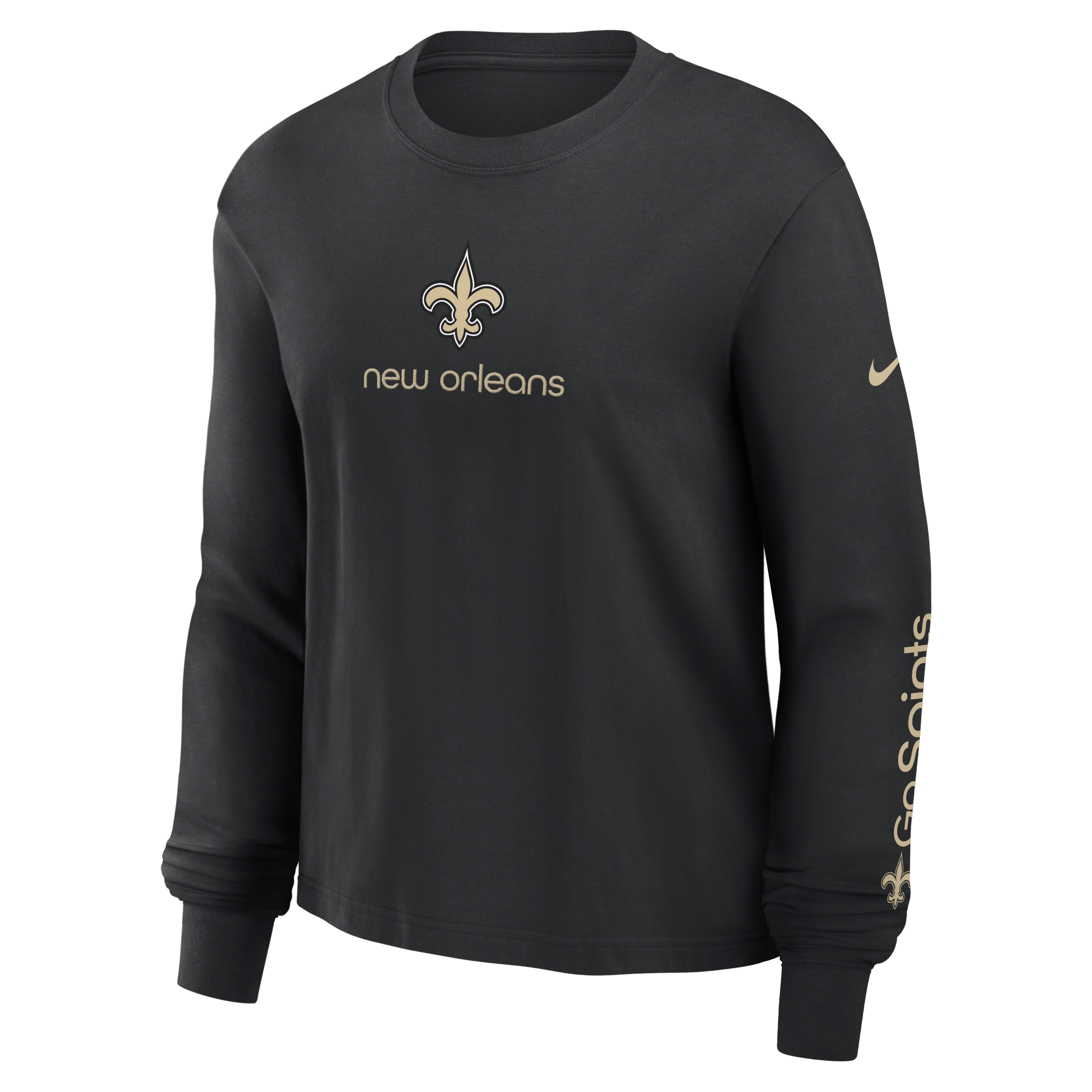 New Orleans Saints Boxy Women's Nike NFL Long-Sleeve T-Shirt