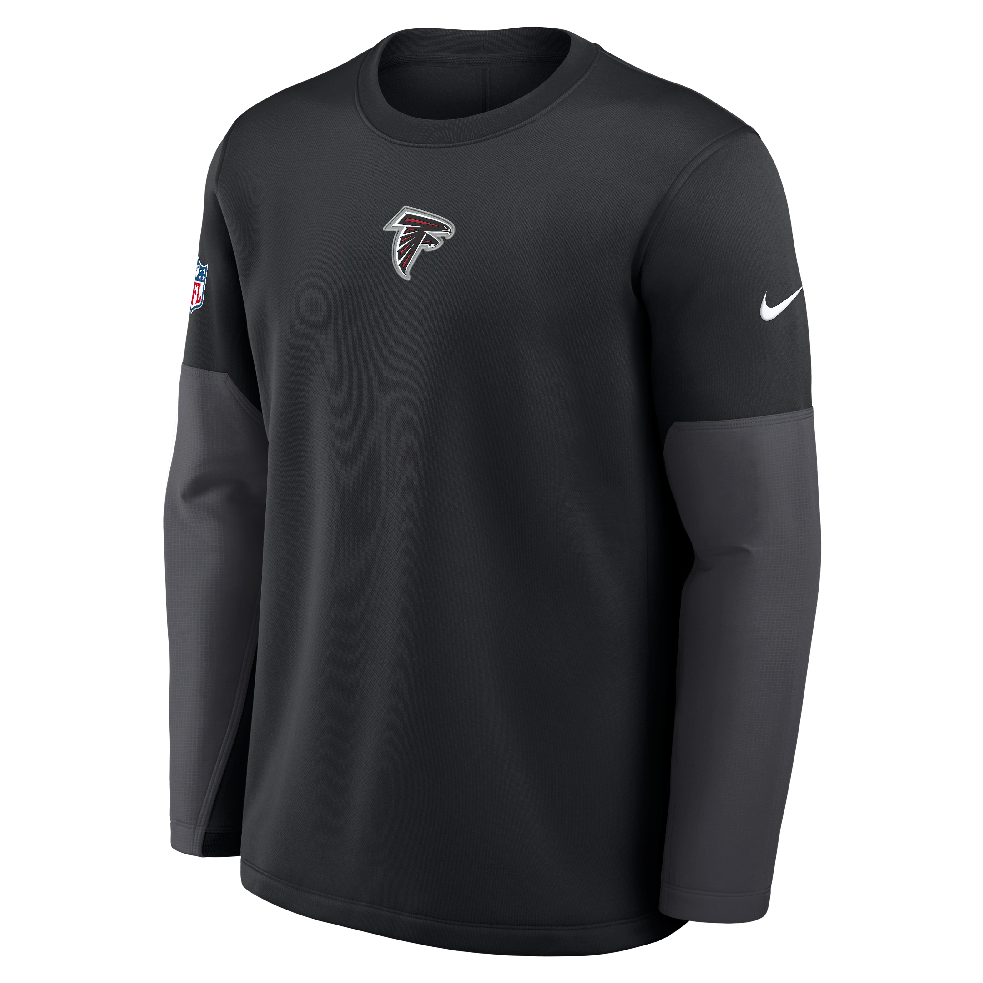 Atlanta Falcons Scripted To Win Sideline Coach Men's Nike Therma-FIT NFL Long-Sleeve T-Shirt