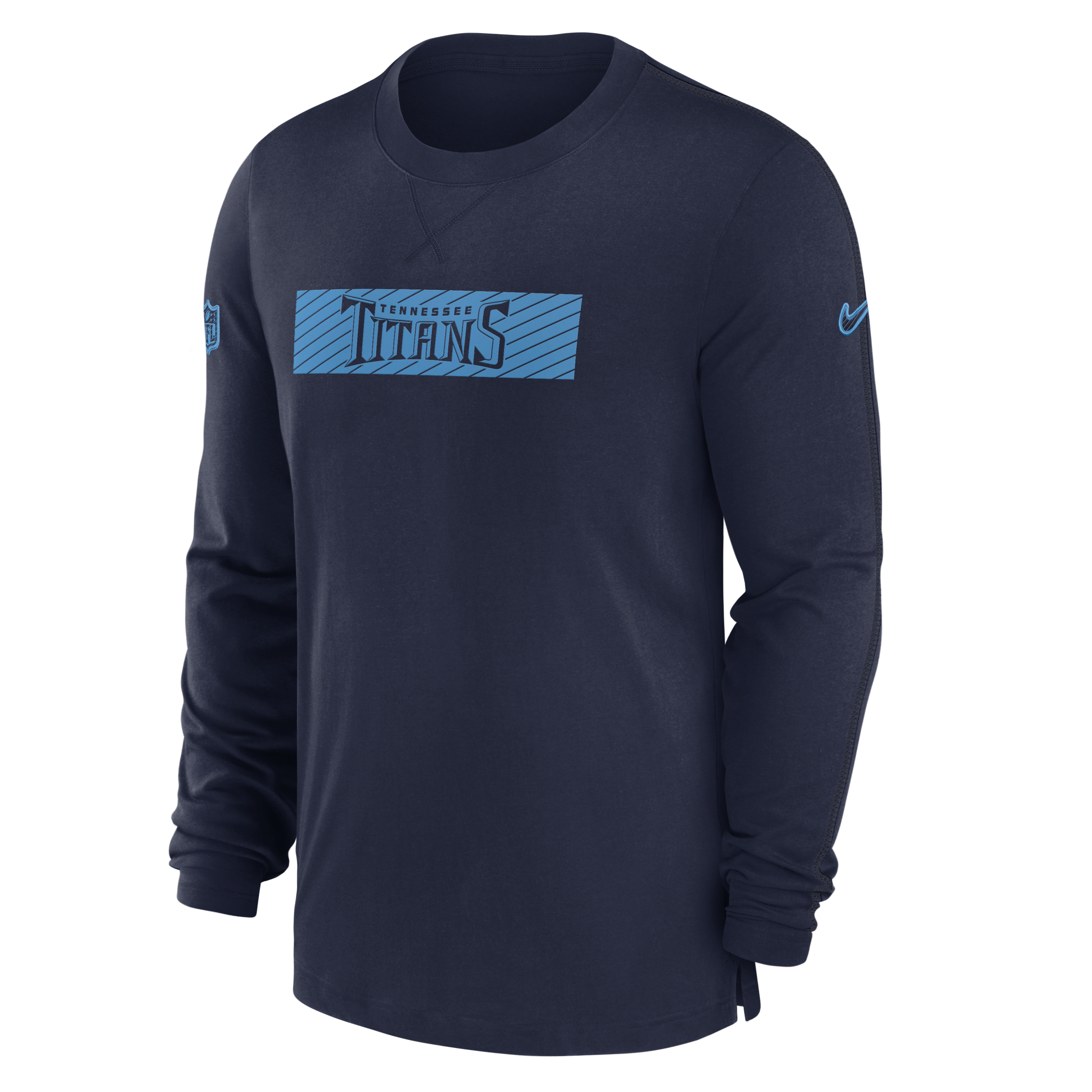 Tennessee Titans Sideline Player Team Issue Men’s Nike Dri-FIT Long-Sleeve Top