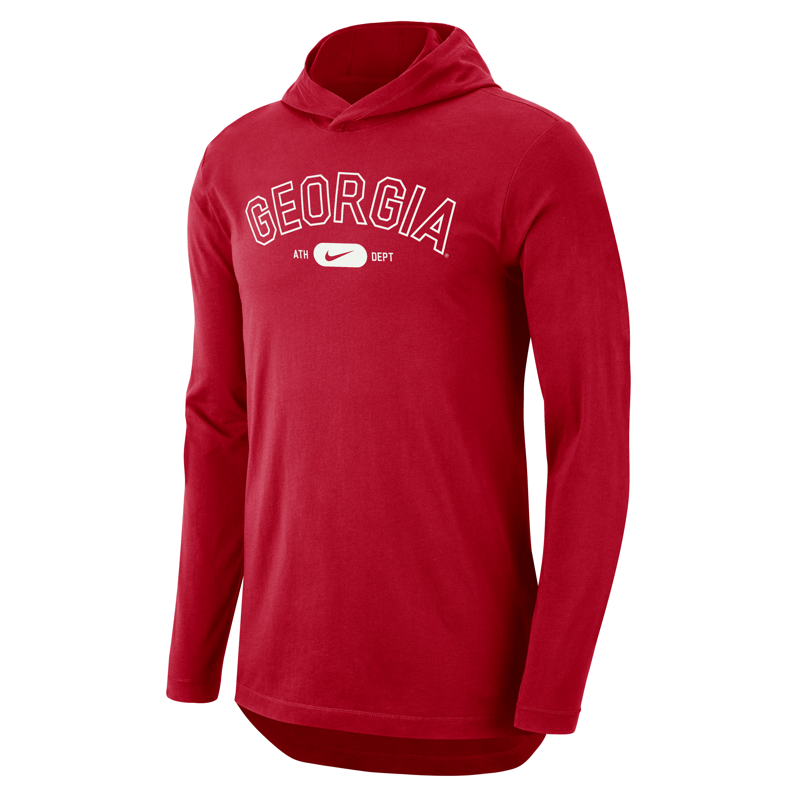 Georgia Men's Nike Dri-FIT College Hooded T-Shirt