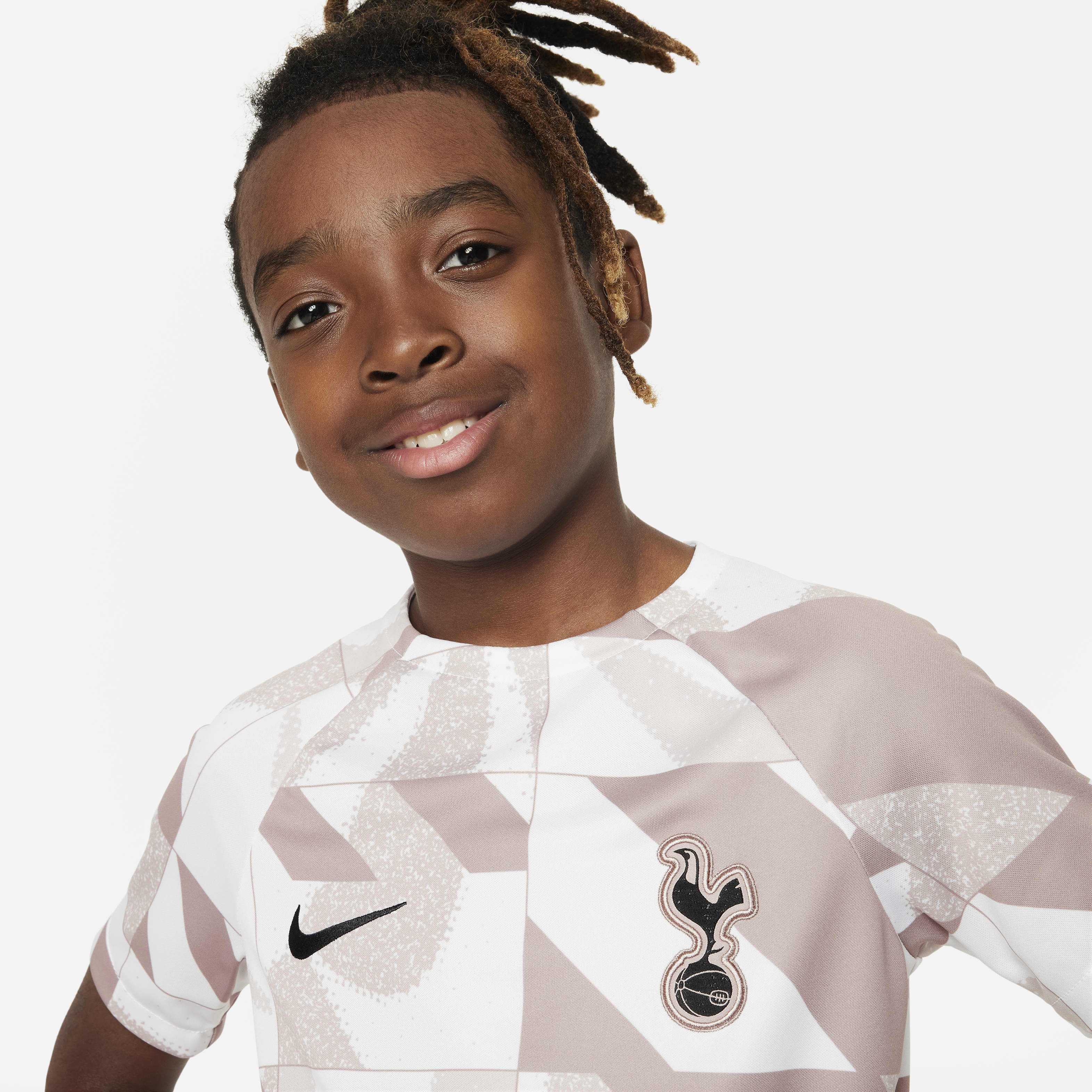 Tottenham Hotspur Academy Pro Third Big Kids' Nike Dri-FIT Soccer Short-Sleeve Top