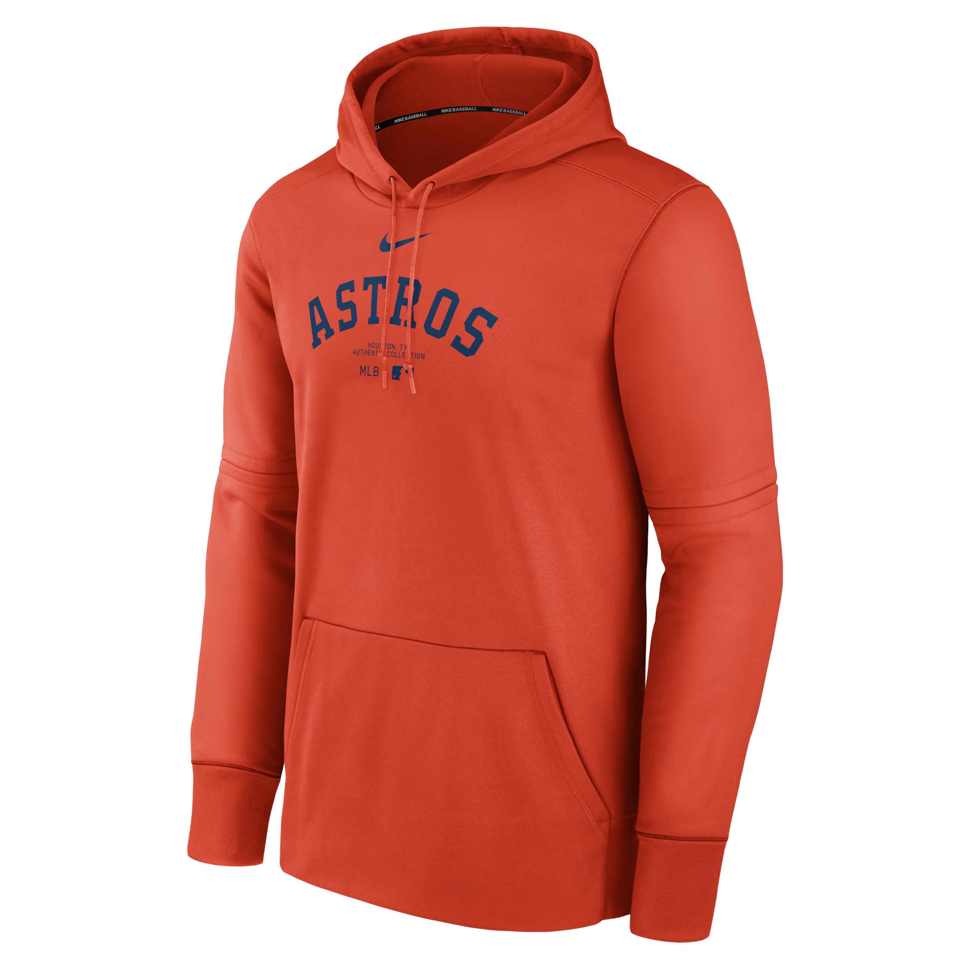 Houston Astros Authentic Collection Practice Men's Nike Therma MLB Pullover Hoodie