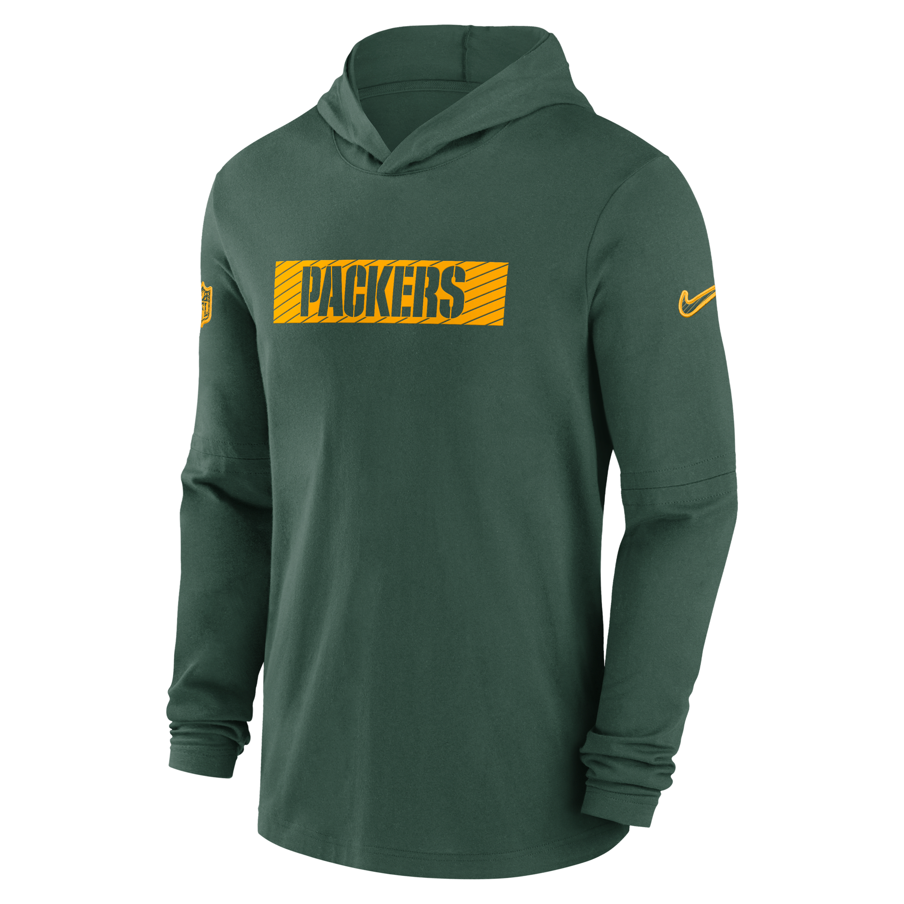 Green Bay Packers Sideline Men's Nike Dri-FIT NFL Long-Sleeve Hooded Top