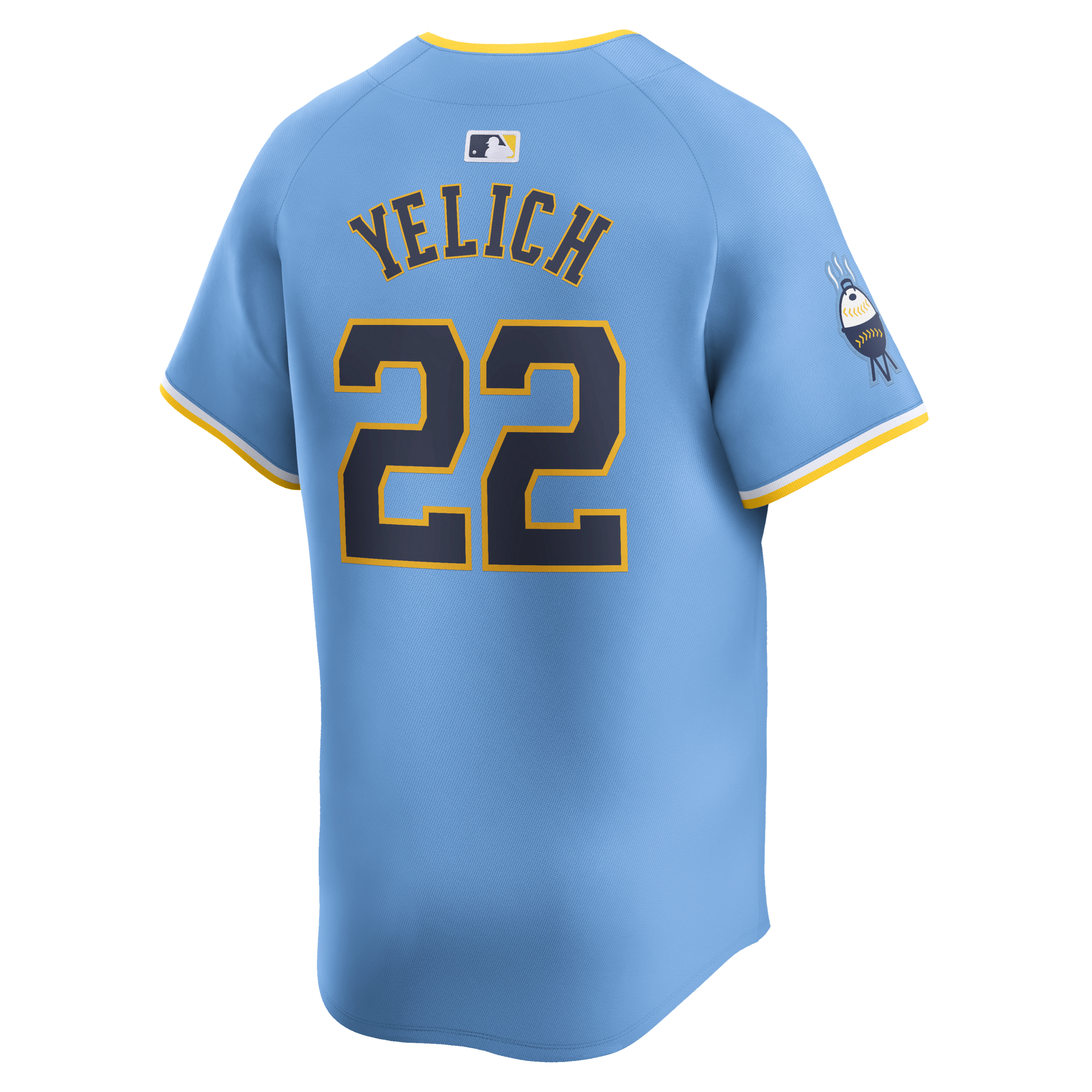 Christian Yelich Milwaukee Brewers City Connect Men's Nike Dri-FIT ADV MLB Limited Jersey