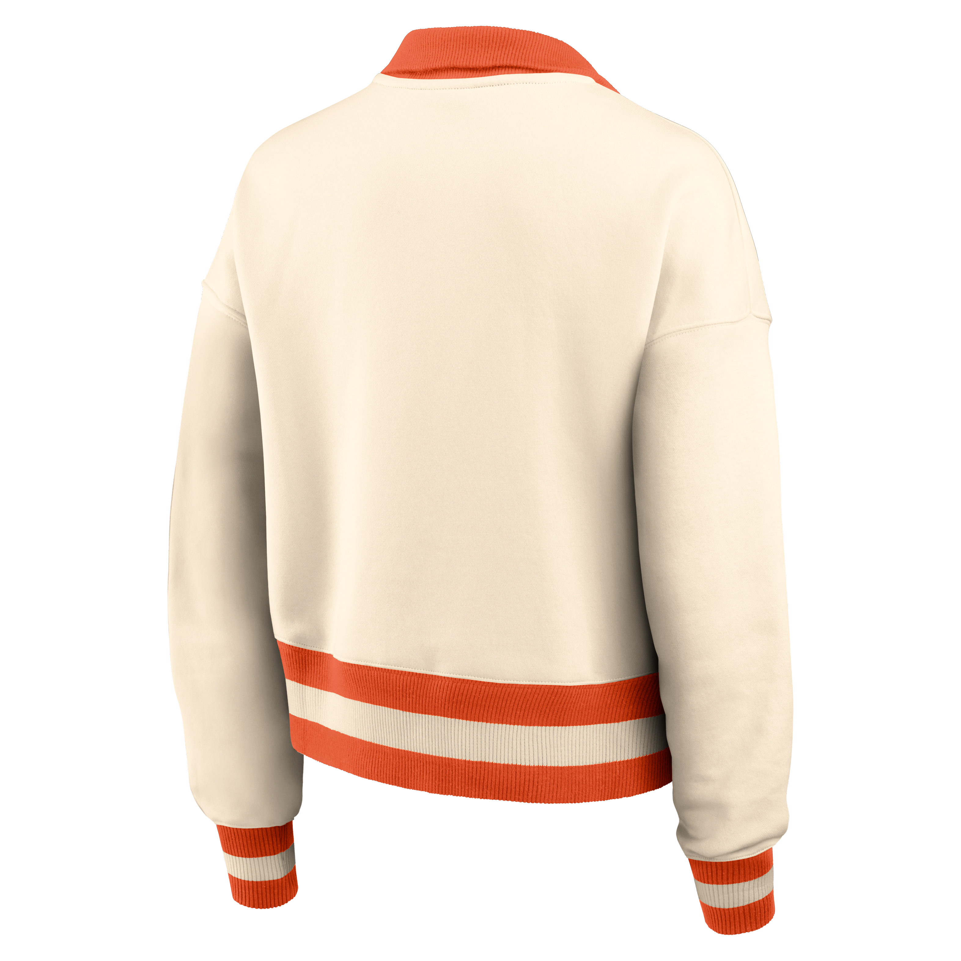 Clemson Legacy Women's Nike College Cropped 1/4-Zip Crew