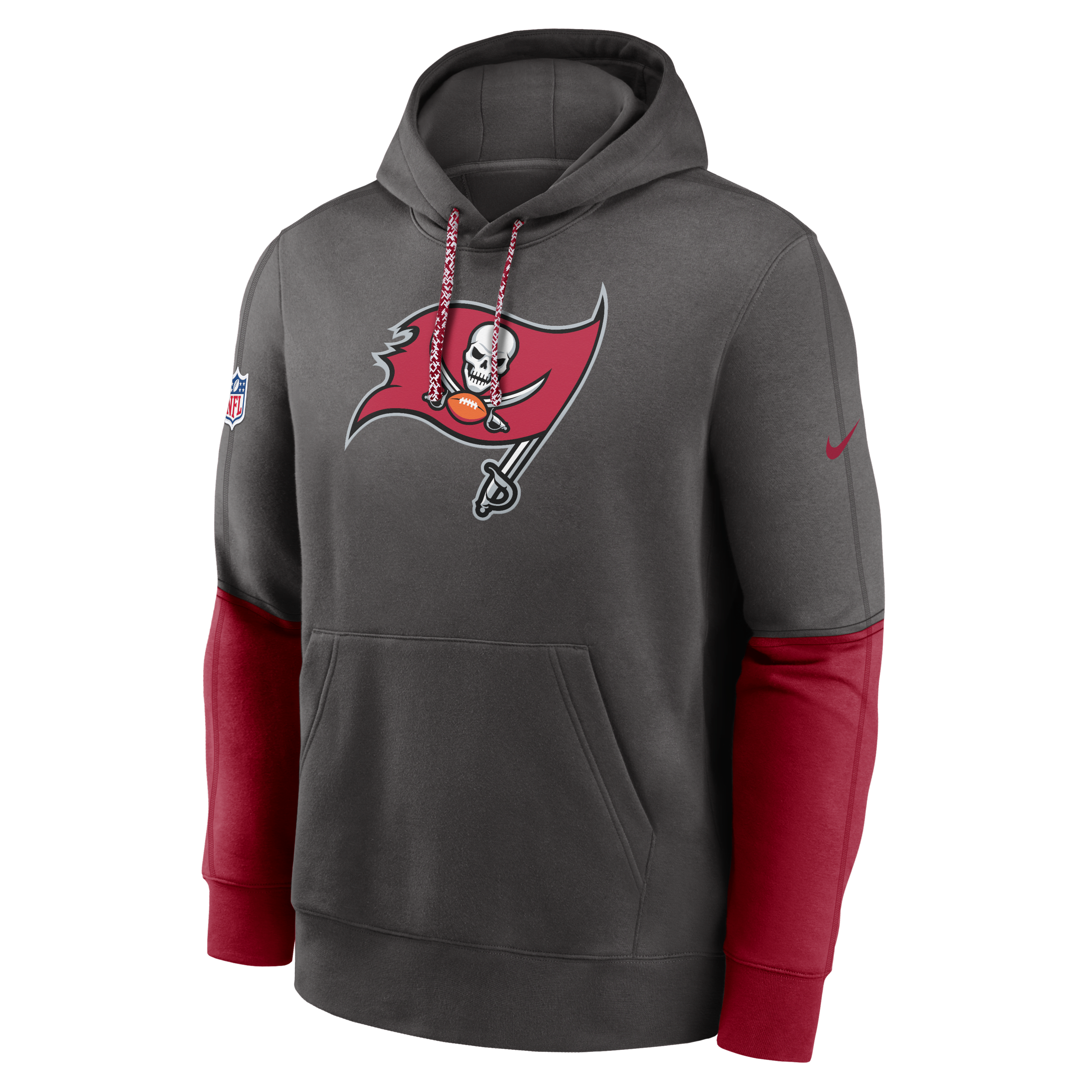 Tampa Bay Buccaneers Sideline Team Issue Club Men's Nike NFL Pullover Hoodie