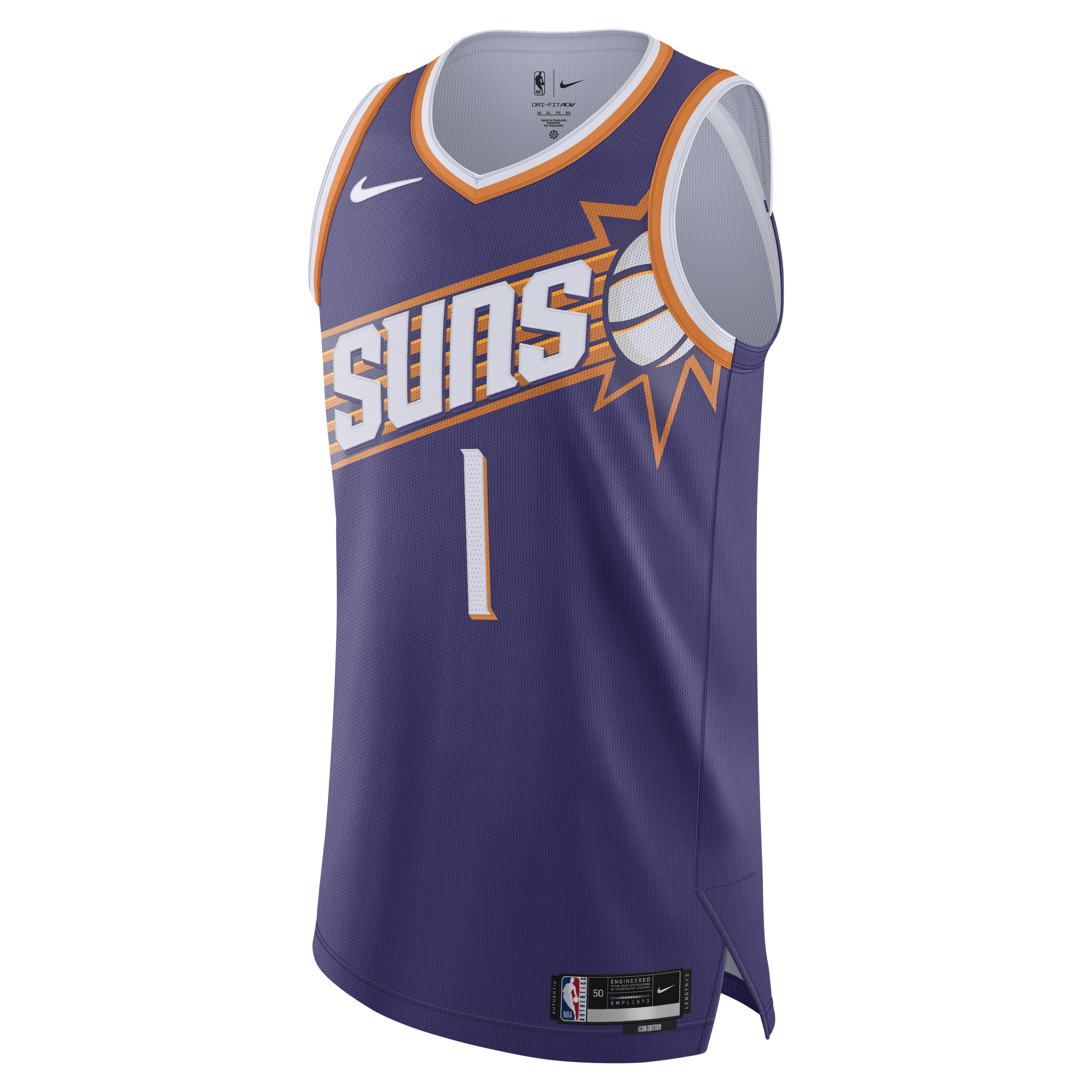 Devin Booker Phoenix Suns 2023/24 Icon Edition Men's Nike Dri-FIT ADV NBA Authentic Jersey