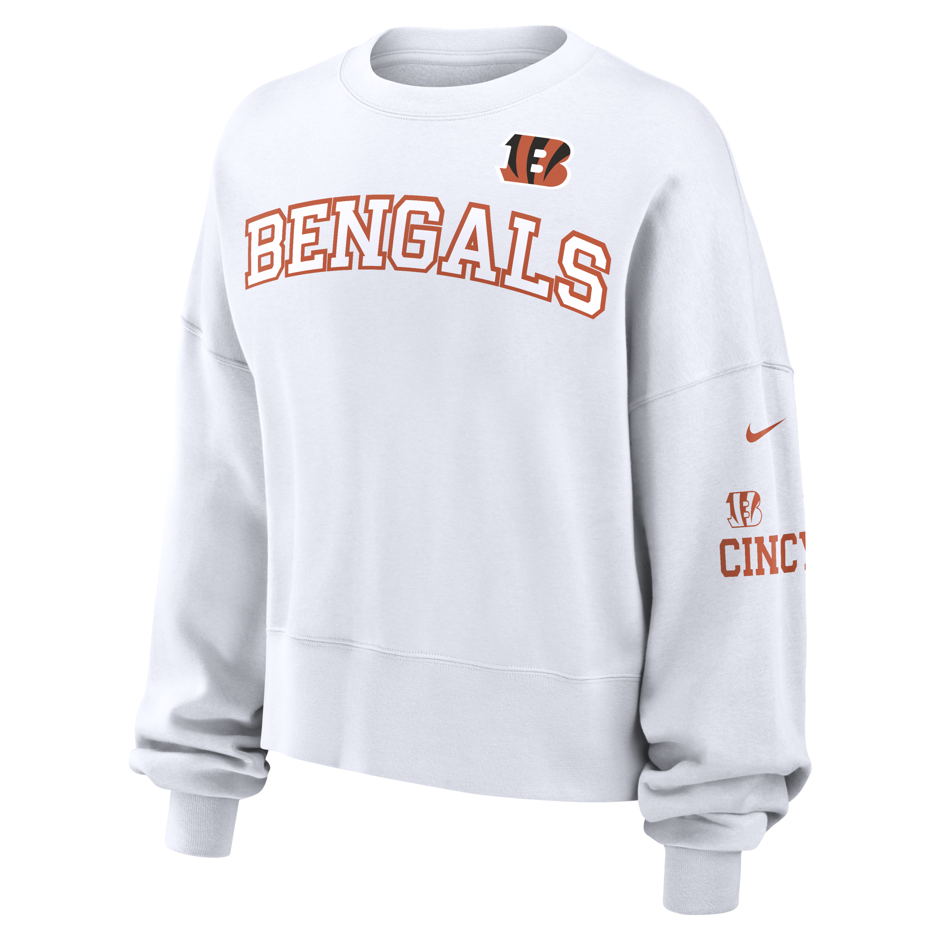 Cincinnati Bengals Women's Nike NFL Pullover Crew