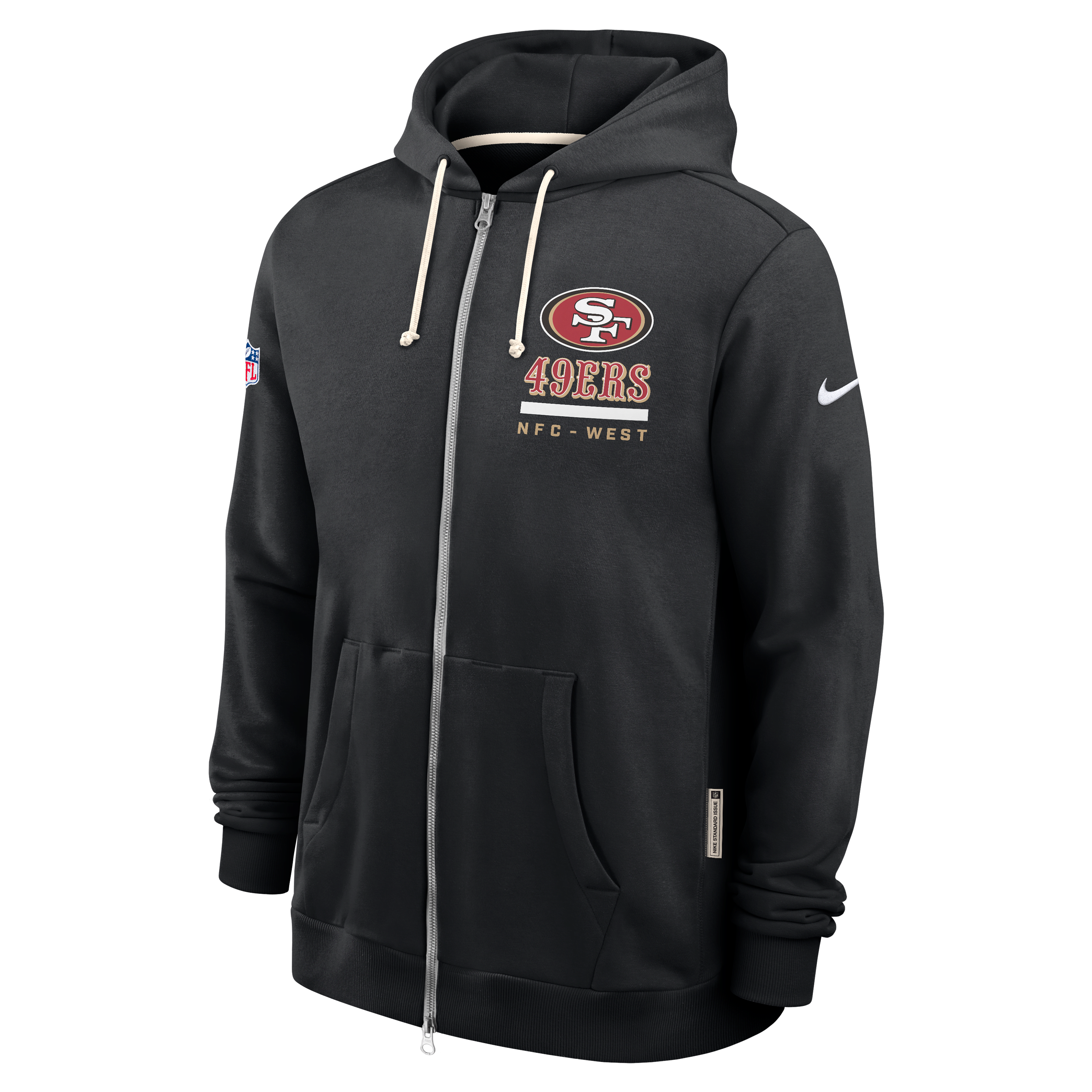 San Francisco 49ers Utility Player Sideline Men's Nike Dri-FIT NFL Full-Zip Hoodie