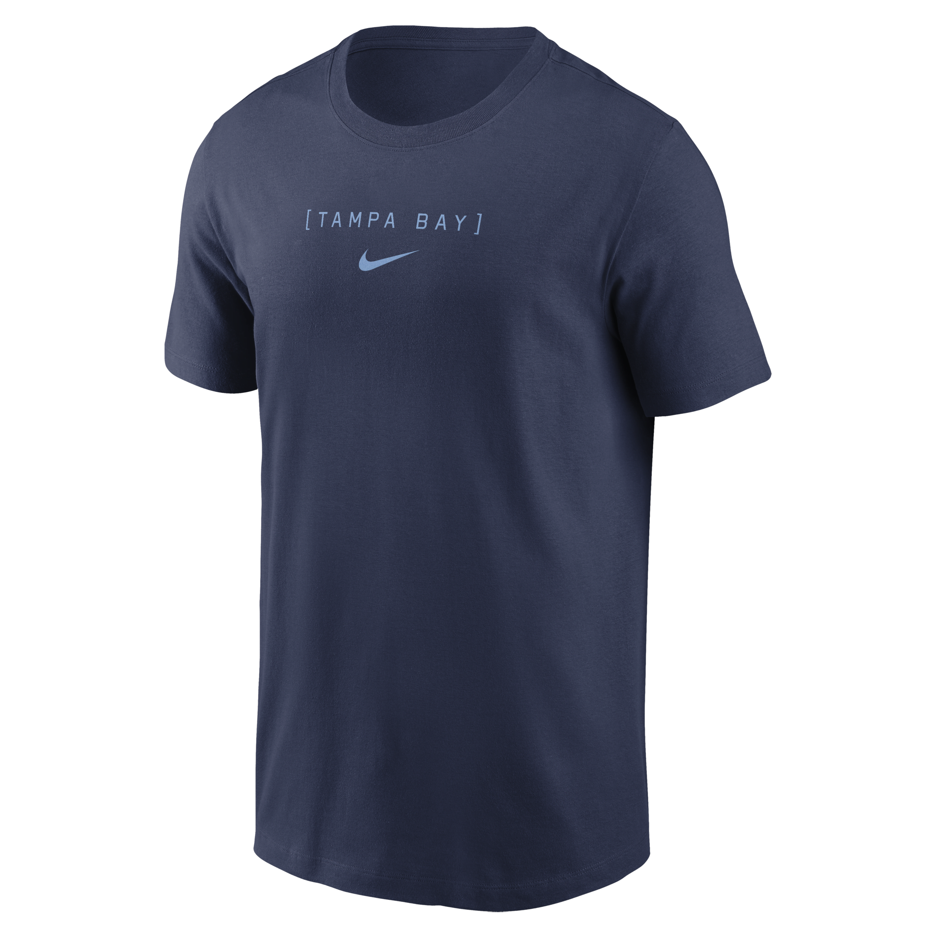 Tampa Bay Rays Large Logo Back Stack Men's Nike MLB T-Shirt