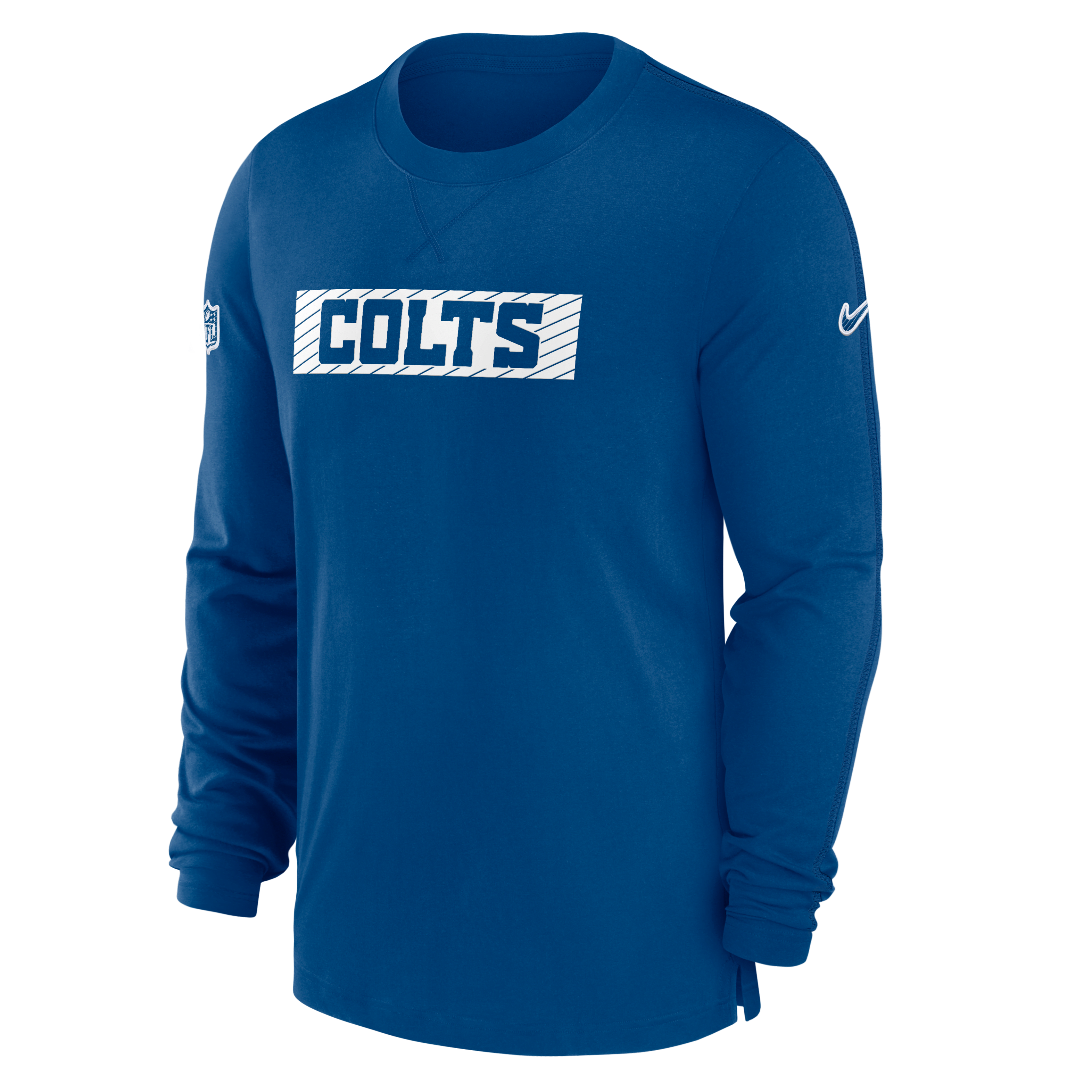 Indianapolis Colts Sideline Player Team Issue Men’s Nike Dri-FIT Long-Sleeve Top